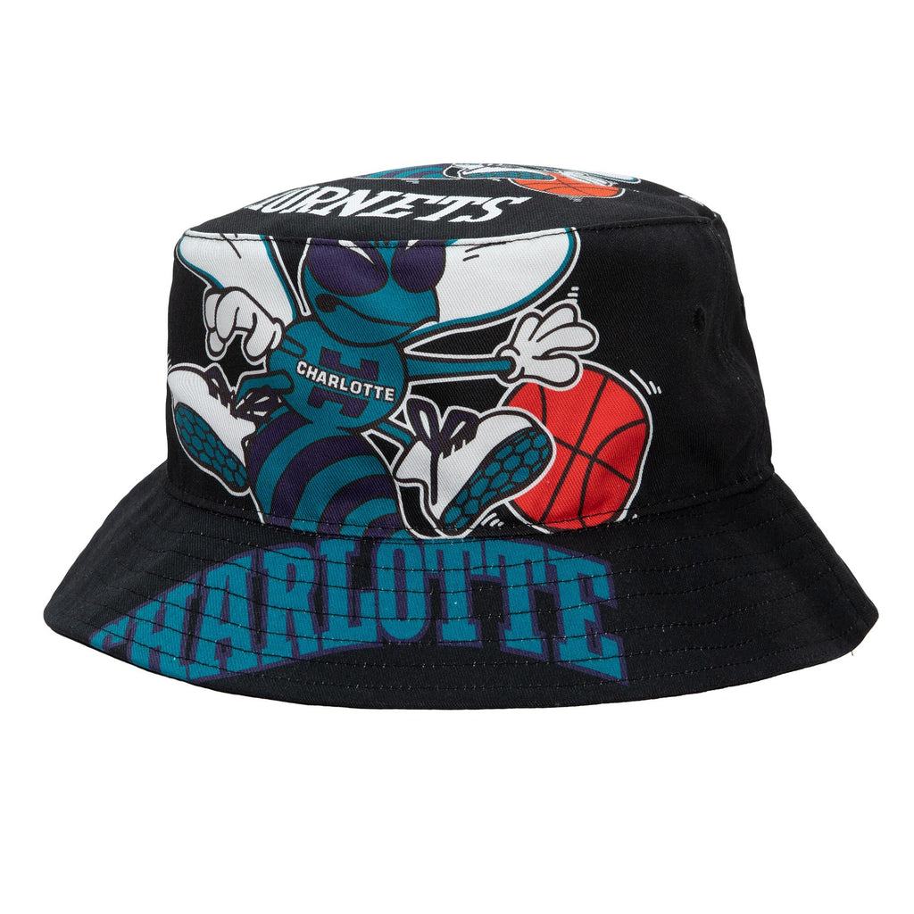 Mens Mitchell & Ness NBA CUT UP BUCKET HWC HORNETS