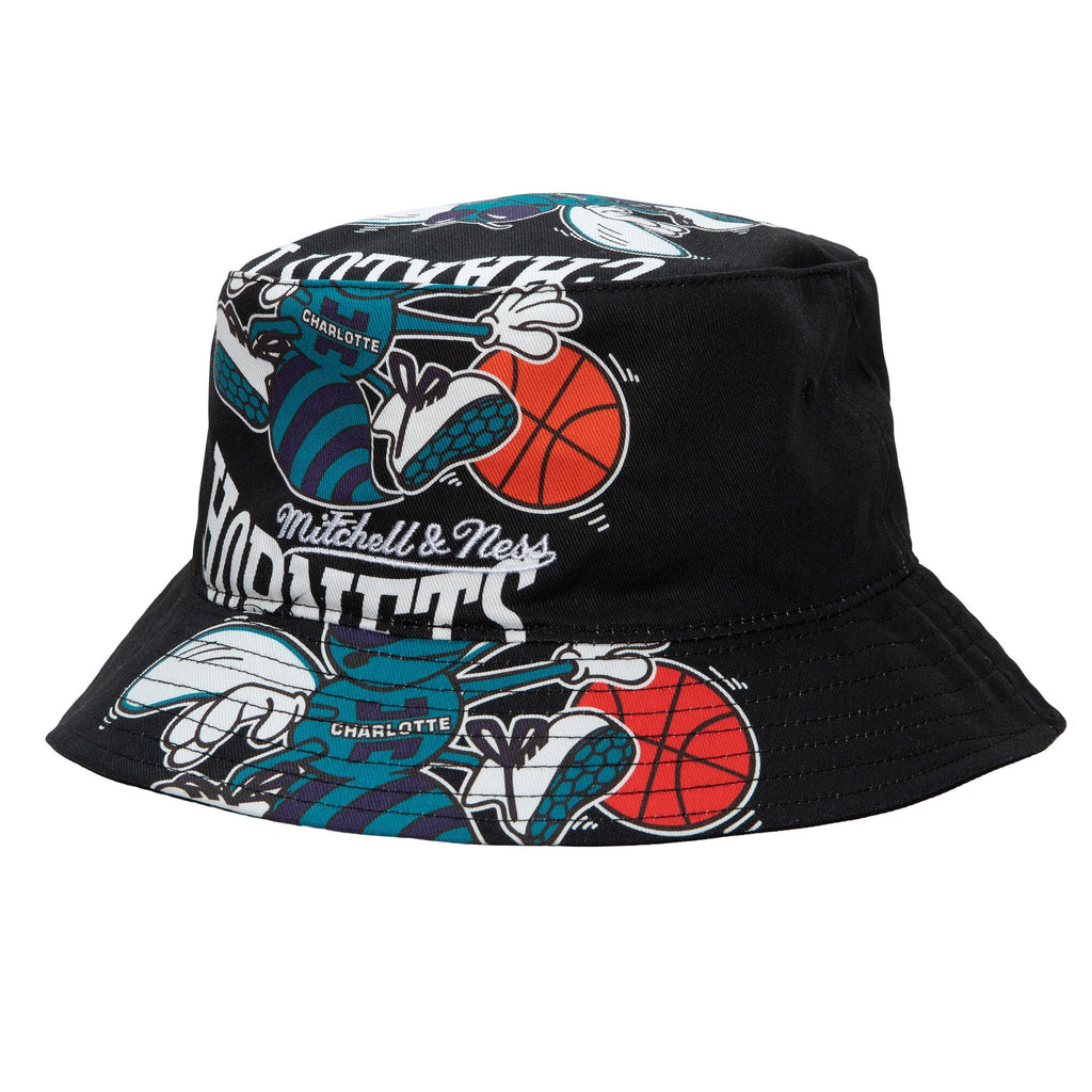 Mens Mitchell & Ness NBA CUT UP BUCKET HWC HORNETS