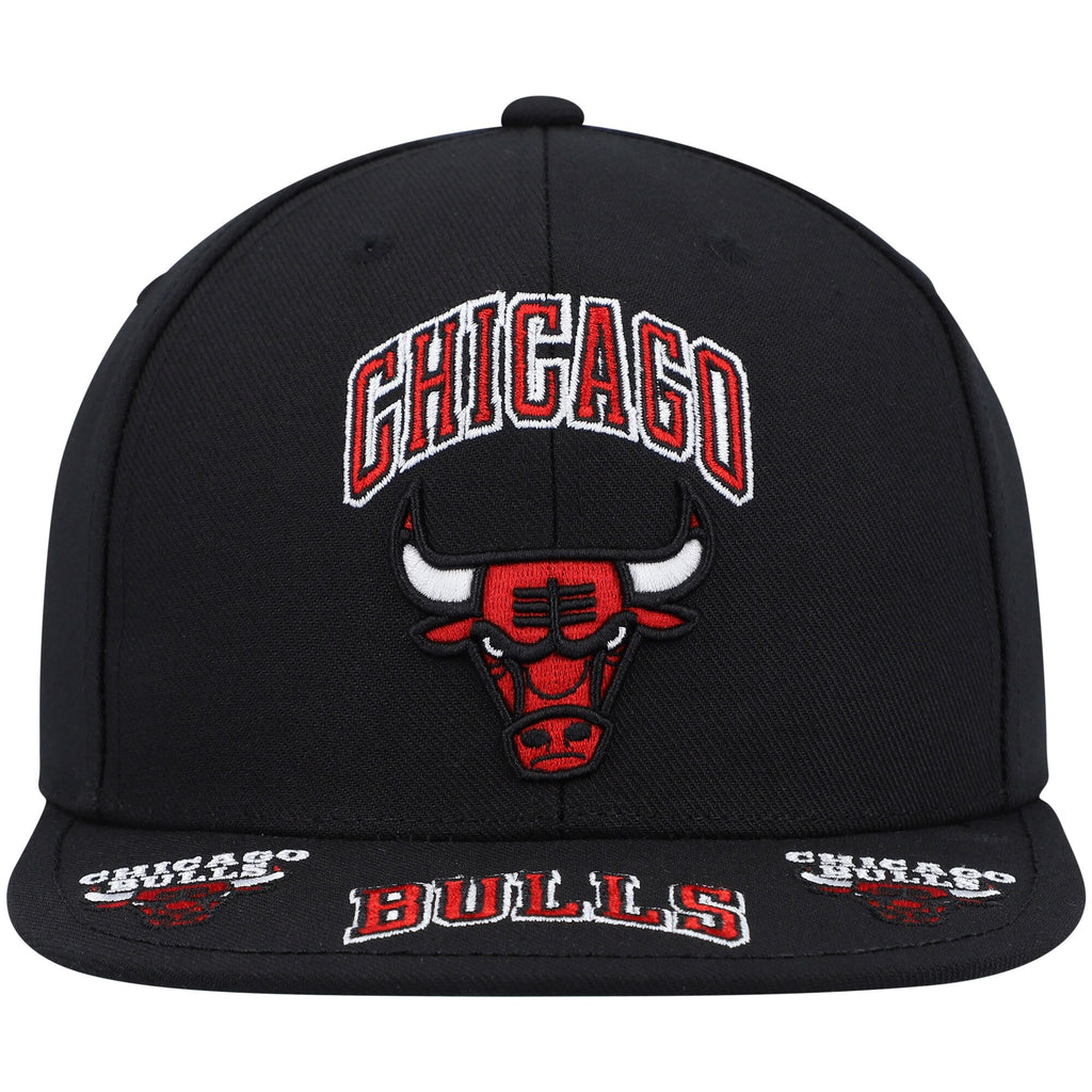 [HHSS2998-CBUYYPPPBLCK] MENS NBA CHICAGO BULLS FRONT LOADED SNAPBACK