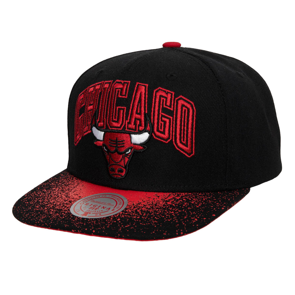 MENS MITCHELL & NESS NBA RE-TAKE SNAPBACK BULLS - BLACK