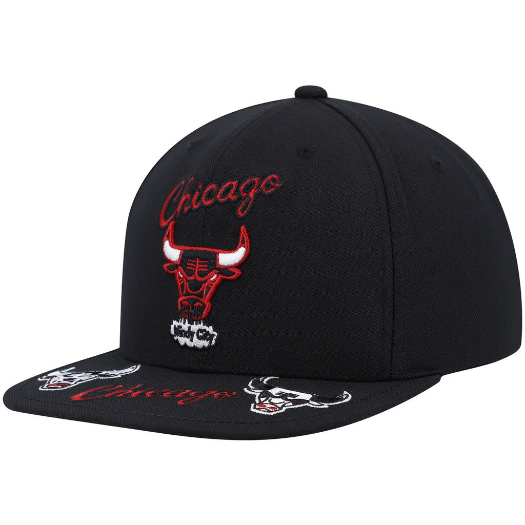 [HHSS2997-CBUYYPPPBLCK] MENS NBA CHICAGO BULLS FRONT LOADED SNAPBACK