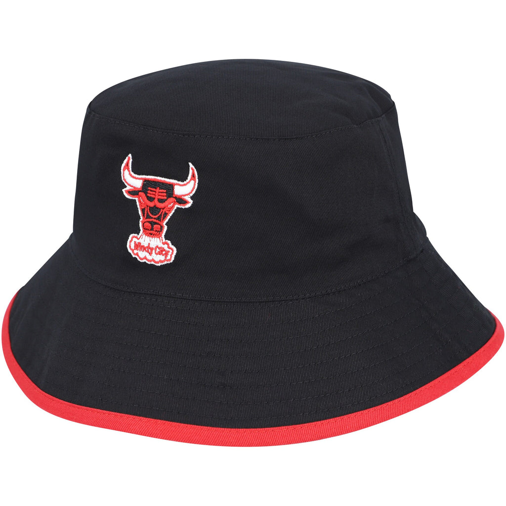 Mens Mitchell & Ness NBA SHATTERED BIG FACE BUCKET HWC BULLS