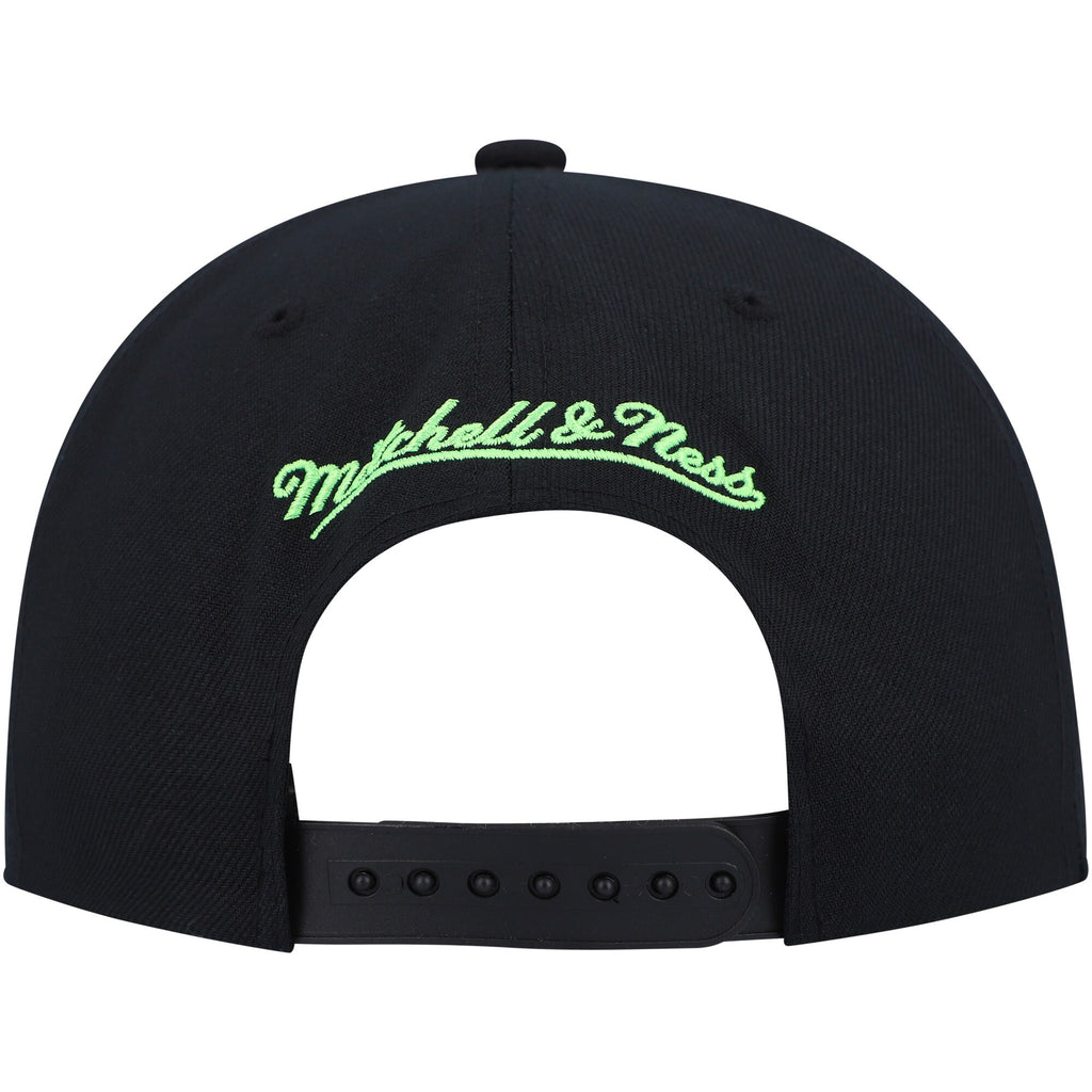 [HHSS5235-CBUYYPPPBLCK] MENS NBA CHICAGO BULLS SLIME DRIP SNAPBACK