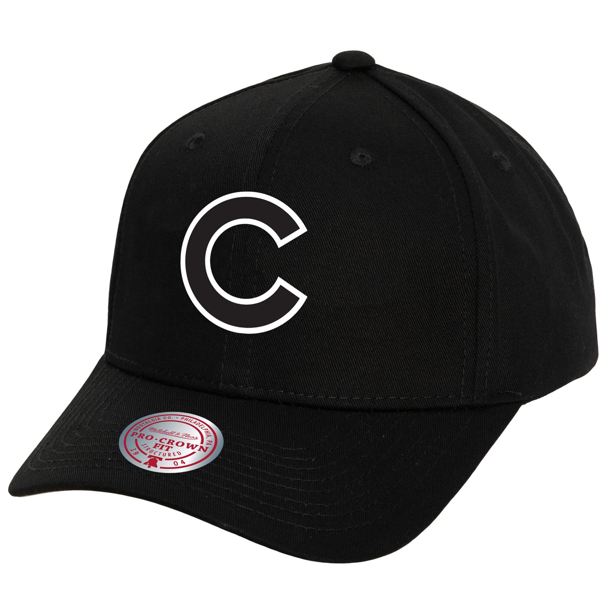 MENS MITCHELL & NESS MLB PANDA PRO SNAPBACK CUBS - BLACK