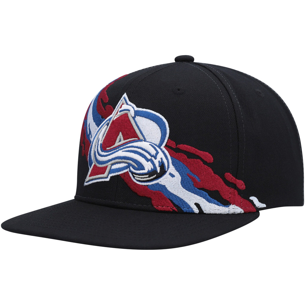 Mens Mitchell & Ness NHL VINTAGE PAINTBRUSH SNAPBACK AVALANCHE