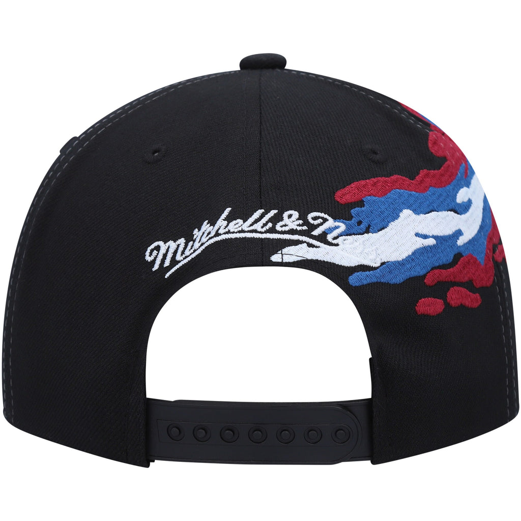 Mens Mitchell & Ness NHL VINTAGE PAINTBRUSH SNAPBACK AVALANCHE