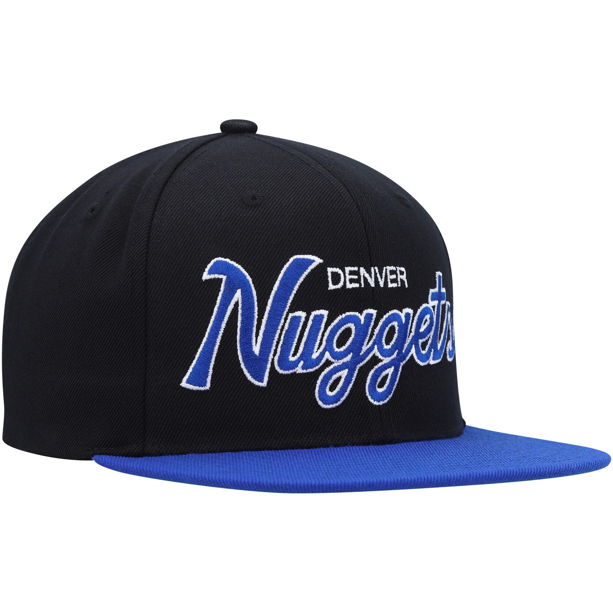 MENS MITCHELL & NESS NBA TEAM SCRIPT 2.0 SNAPBACK HWC NUGGETS