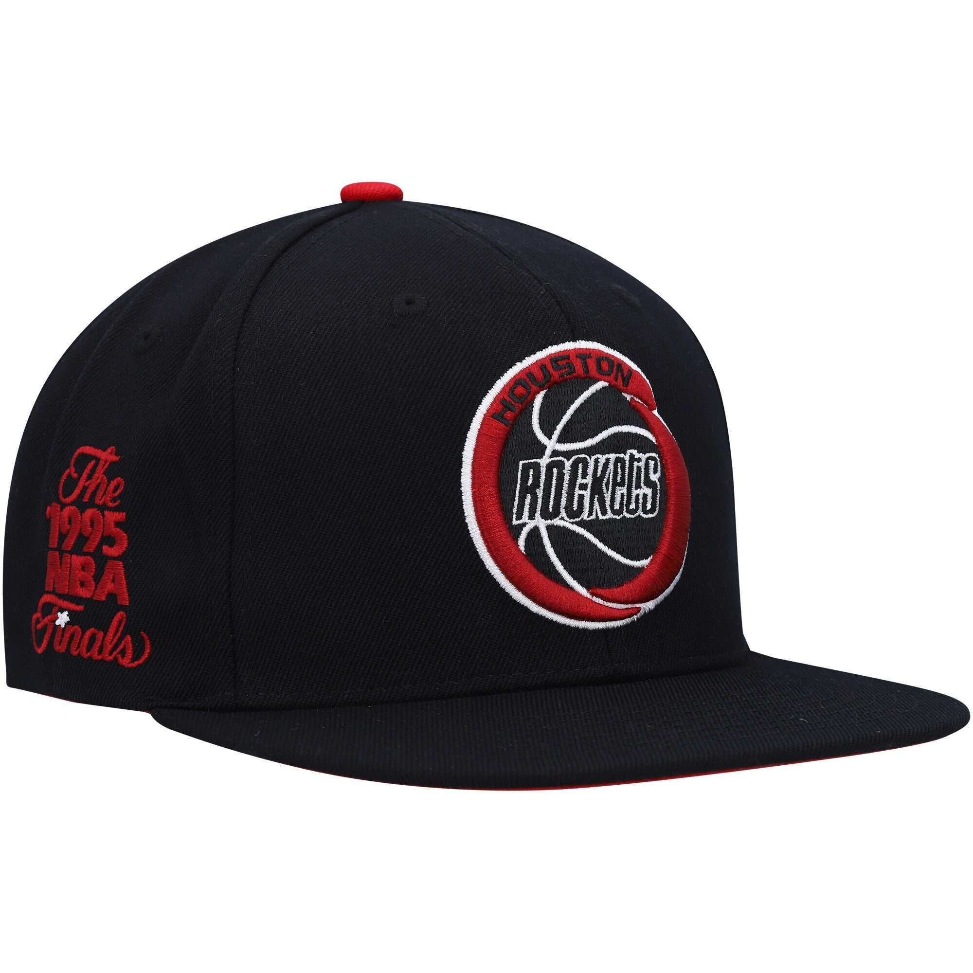 MENS MITCHELL & NESS NBA BORN AND BRED SNAPBACK HWC ROCKETS - BLACK