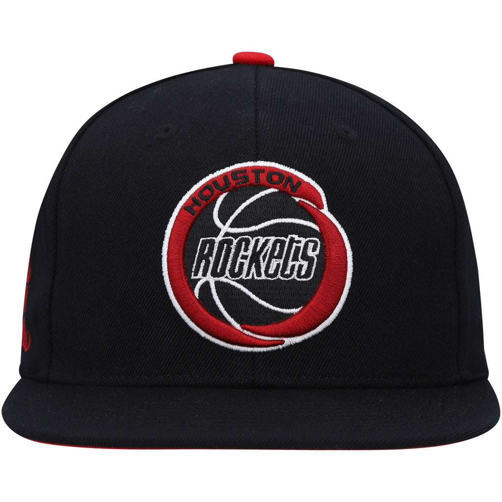 MENS MITCHELL & NESS NBA BORN AND BRED SNAPBACK HWC ROCKETS - BLACK