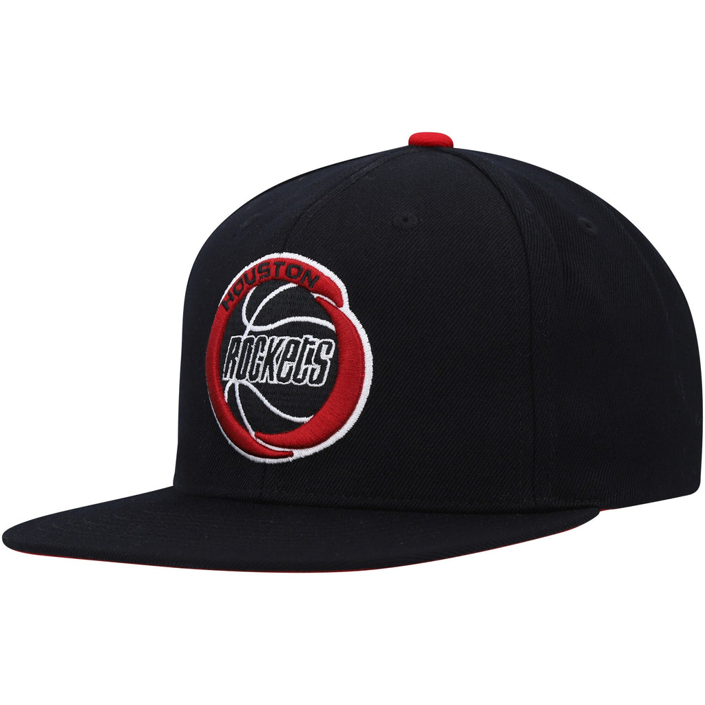 MENS MITCHELL & NESS NBA BORN AND BRED SNAPBACK HWC ROCKETS - BLACK