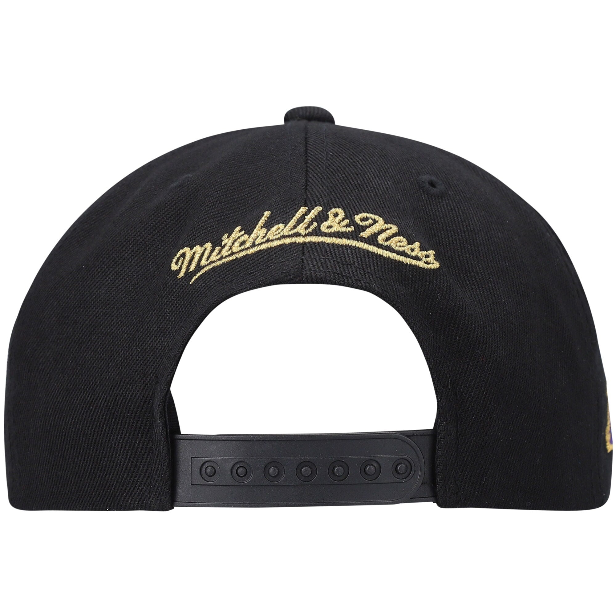 MENS MITCHELL & NESS NBA 75TH GOLD SNAPBACK ROCKETS - BLACK