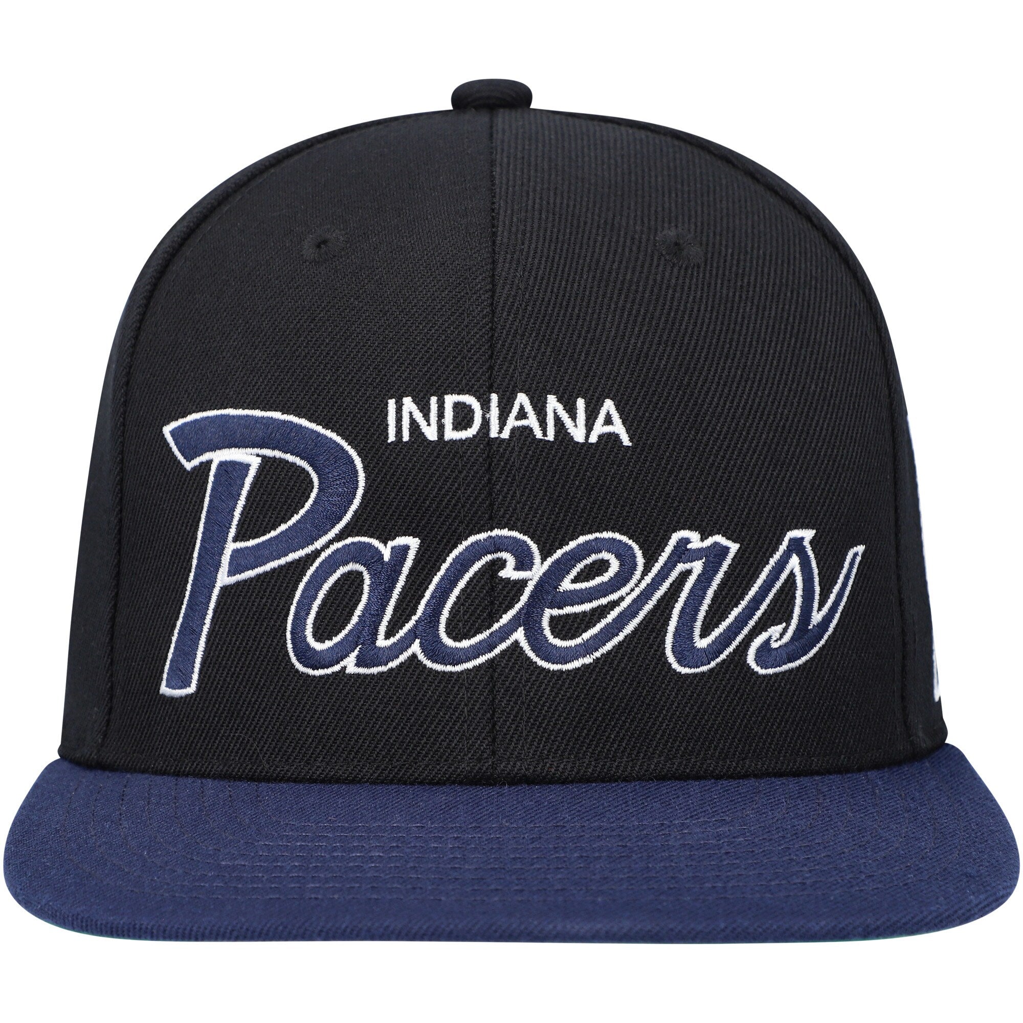 Mens Mitchell & Ness NBA TEAM SCRIPT 2.0 SNAPBACK HWC PACERS