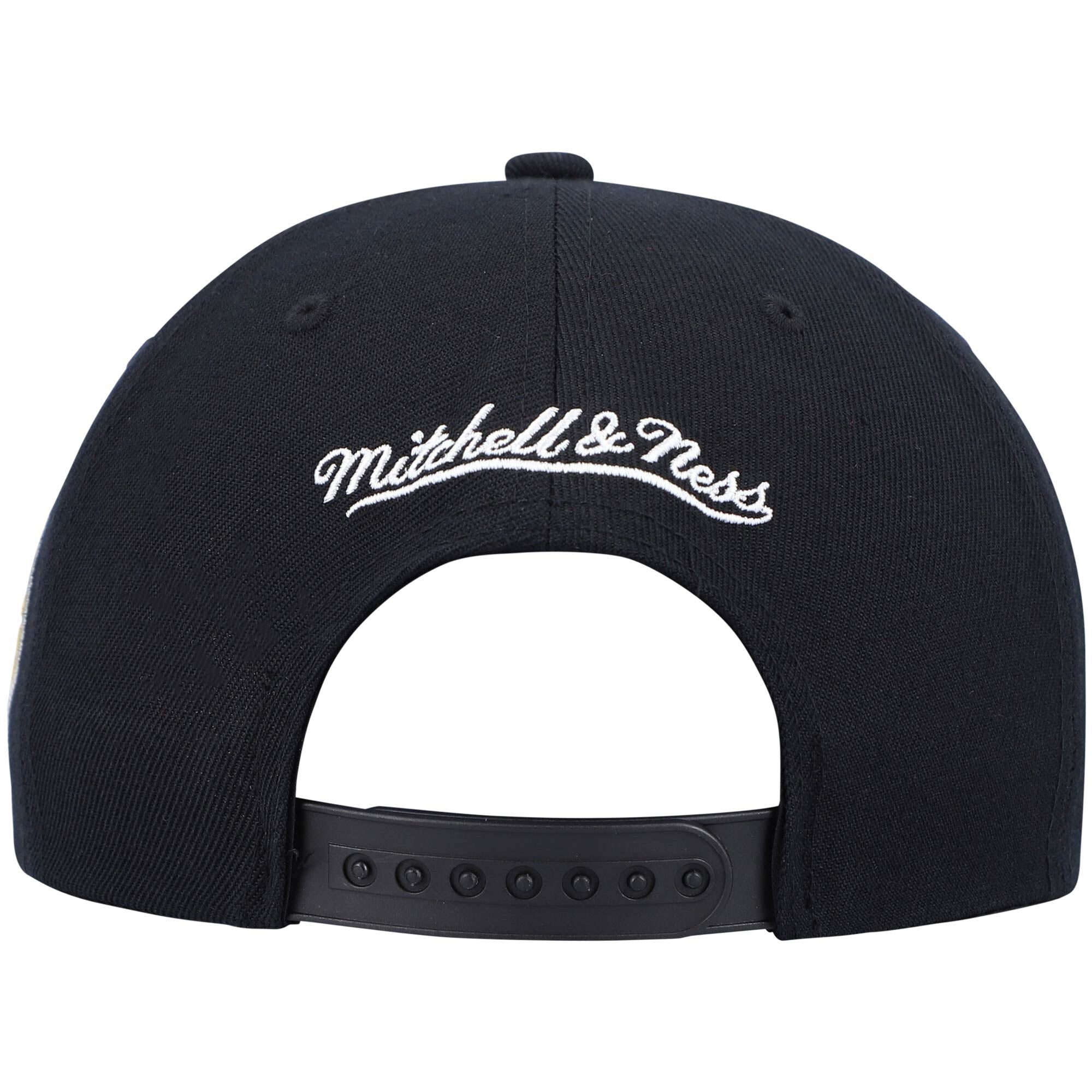[HHSS3280-IPAYYPPPBLCK] MENS MITCHELL & NESS NBA TEAM SCRIPT 2.0 SNAPBACK PACERS