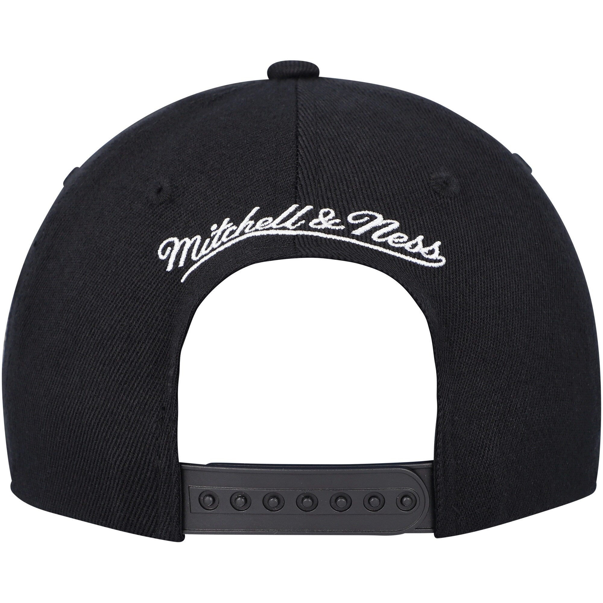 MENS MITCHELL & NESS NBA TEAM SCRIPT 2.0 STRETCH SNAPBACK PACERS