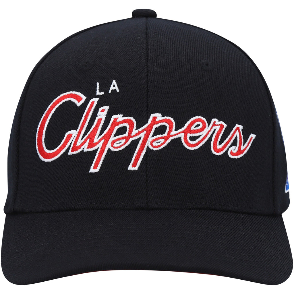 MENS MITCHELL & NESS NBA TEAM SCRIPT 2.0 STRETCH SNAPBACK CLIPPERS