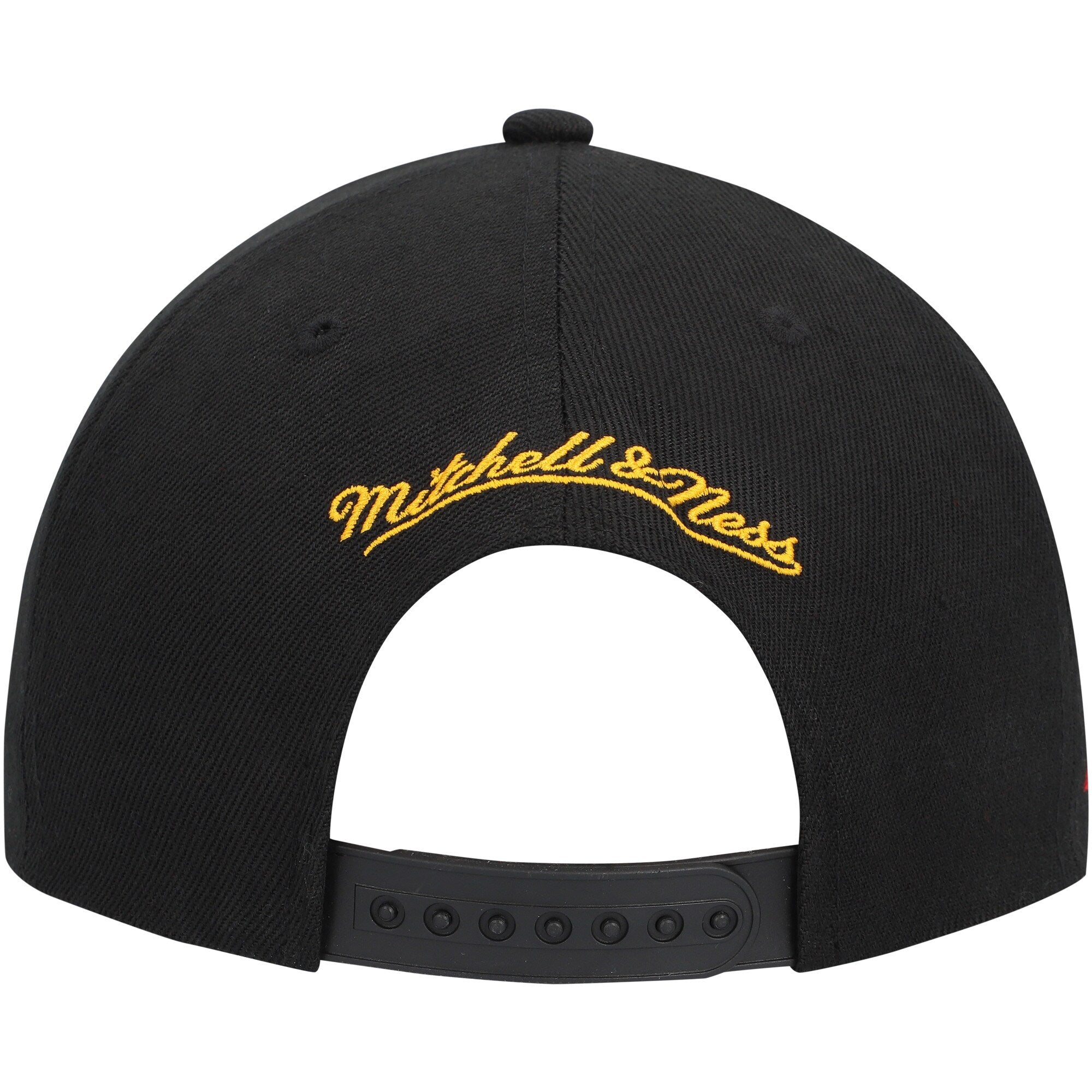 MENS MITCHELL & NESS NBA SIDE CORE 2.0 SNAPBACK HEAT - BLACK