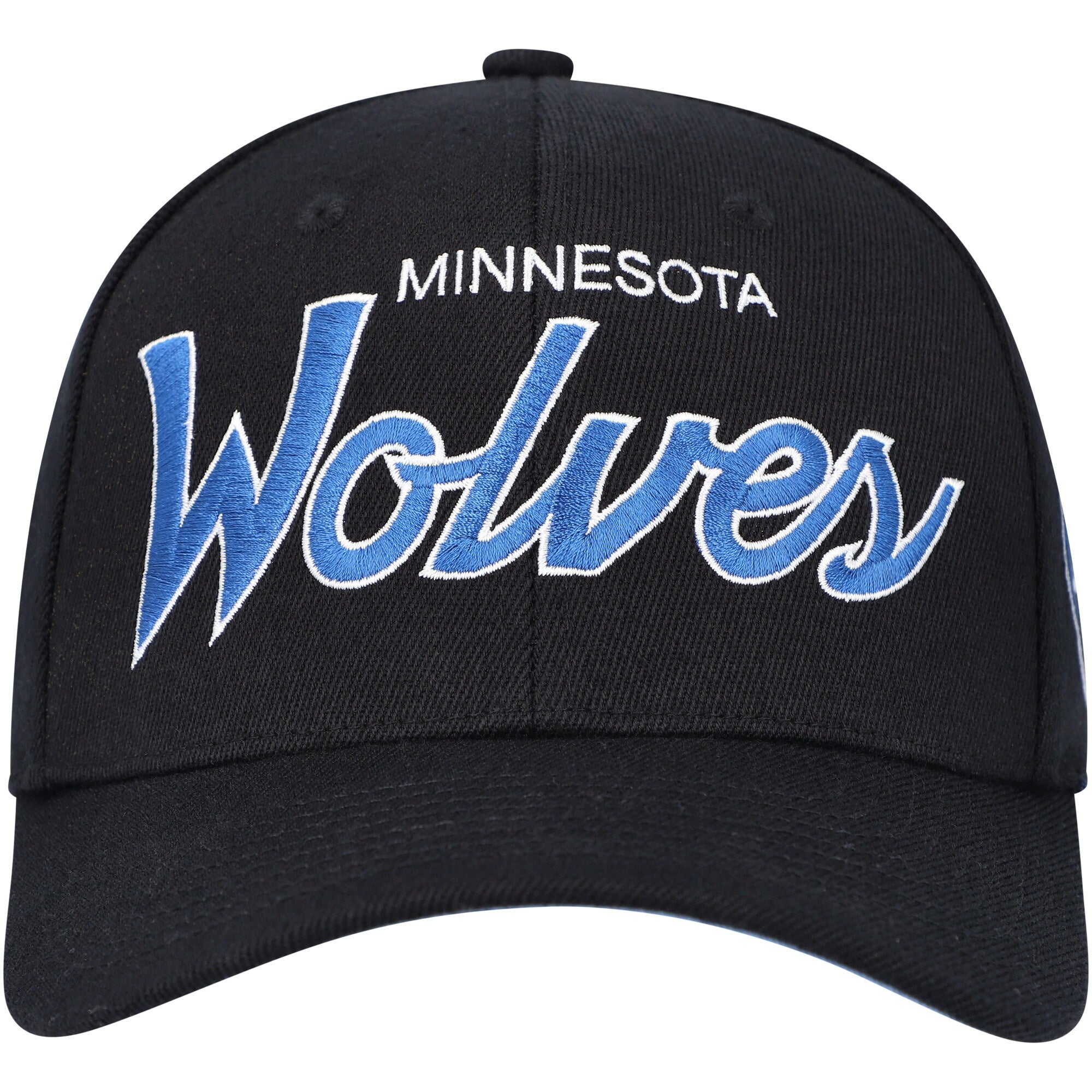 Mens Mitchell & Ness NBA TEAM SCRIPT 2.0 STRETCH SNAPBACK TIMBERWOLVES