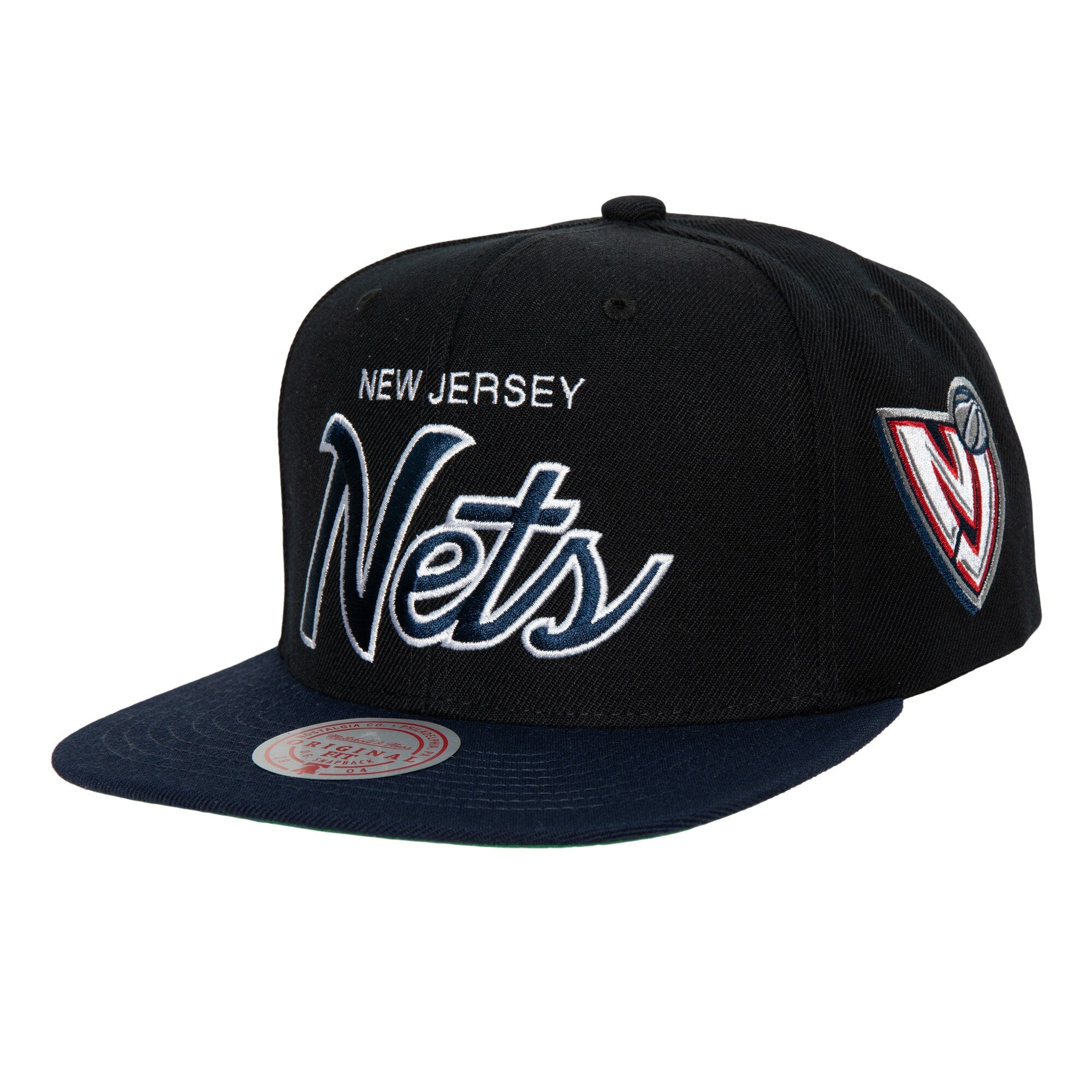 MENS MITCHELL & NESS NBA TEAM SCRIPT 2.0 SNAPBACK HWC NETS