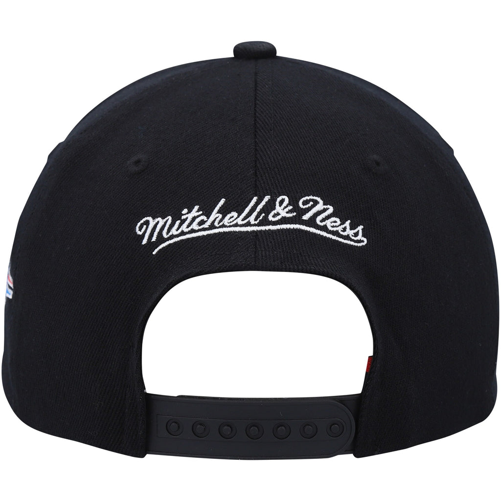 Mens Mitchell & Ness NBA TEAM SCRIPT 2.0 STRETCH SNAPBACK THUNDER