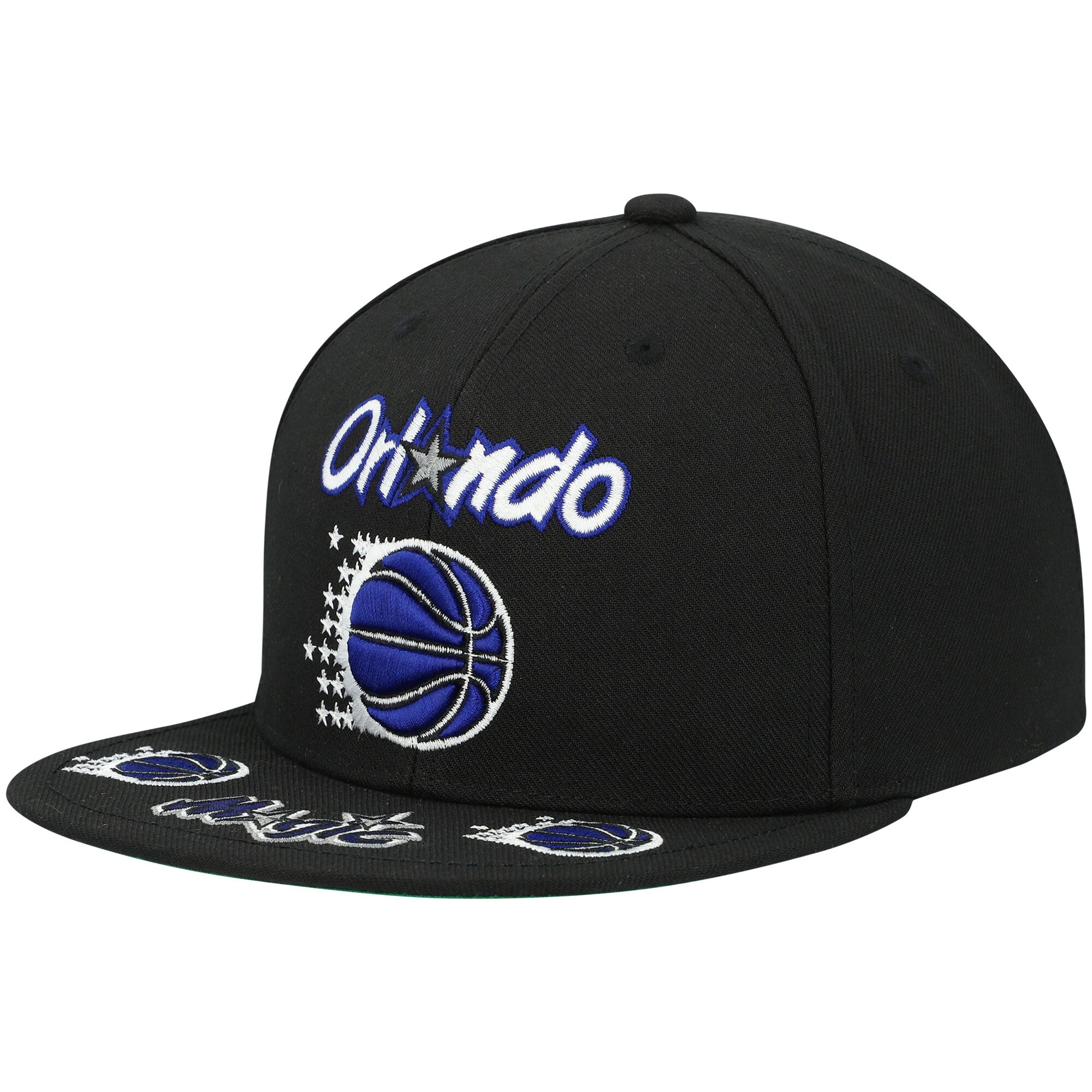 Mens MITCHELL & NESS NBA FRONT LOADED SNAPBACK HWC MAGIC