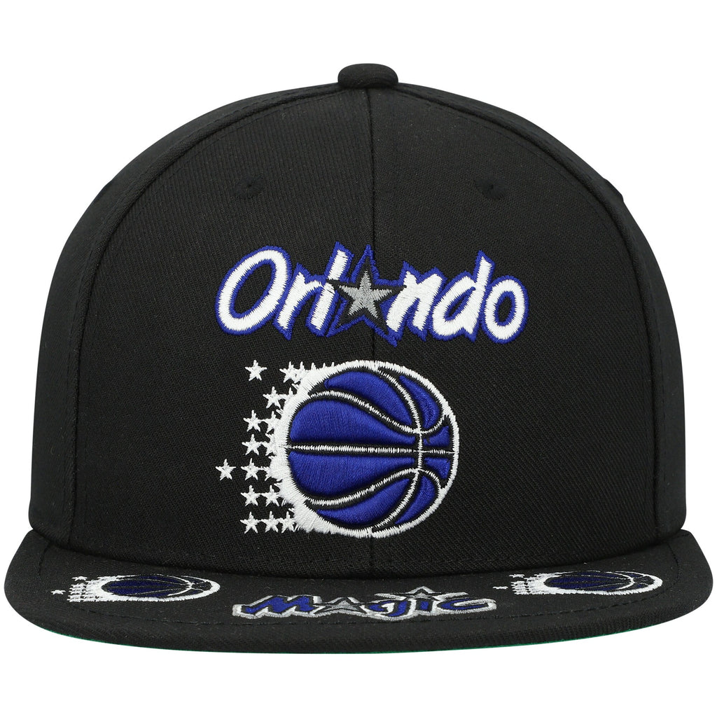 Mens MITCHELL & NESS NBA FRONT LOADED SNAPBACK HWC MAGIC