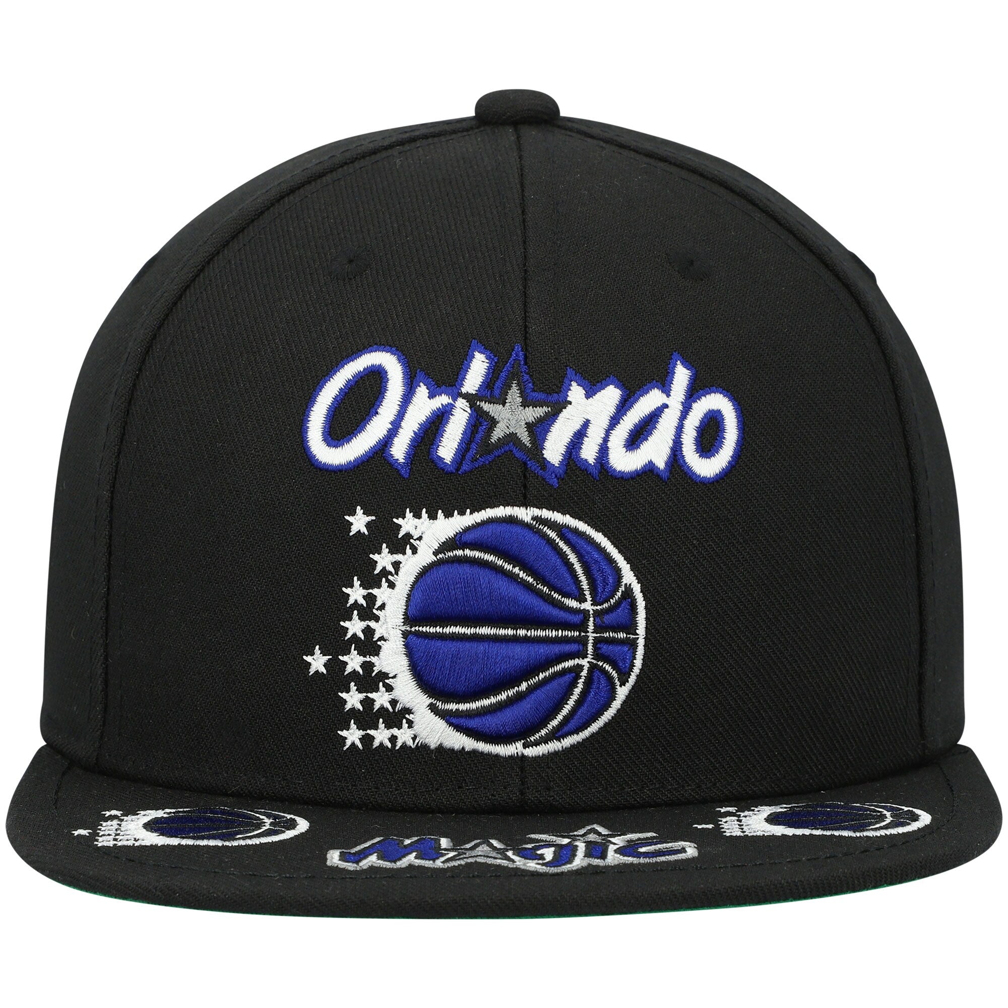 Mens MITCHELL & NESS NBA FRONT LOADED SNAPBACK HWC MAGIC