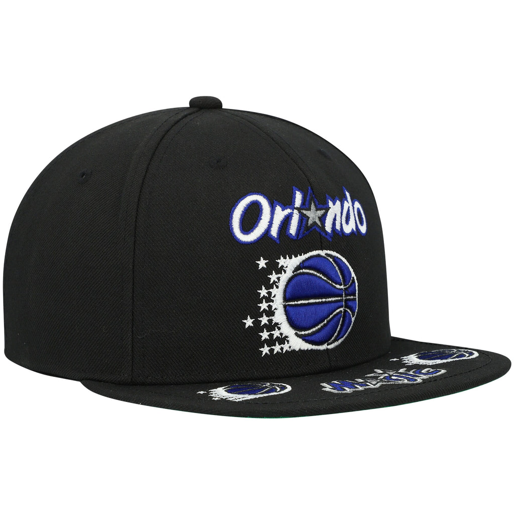Mens MITCHELL & NESS NBA FRONT LOADED SNAPBACK HWC MAGIC