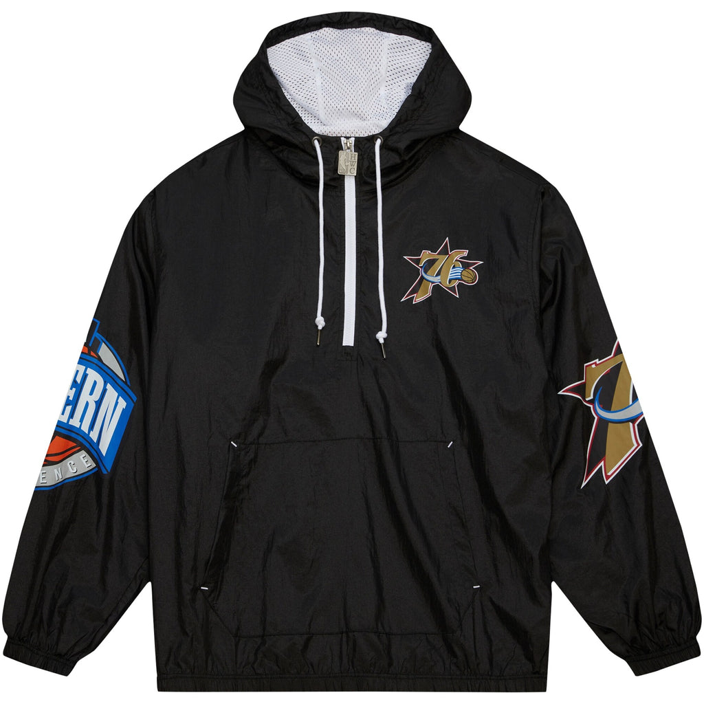 MENS MITCHELL & NESS TEAM OG ANORAK WINDBREAKER 76ERS