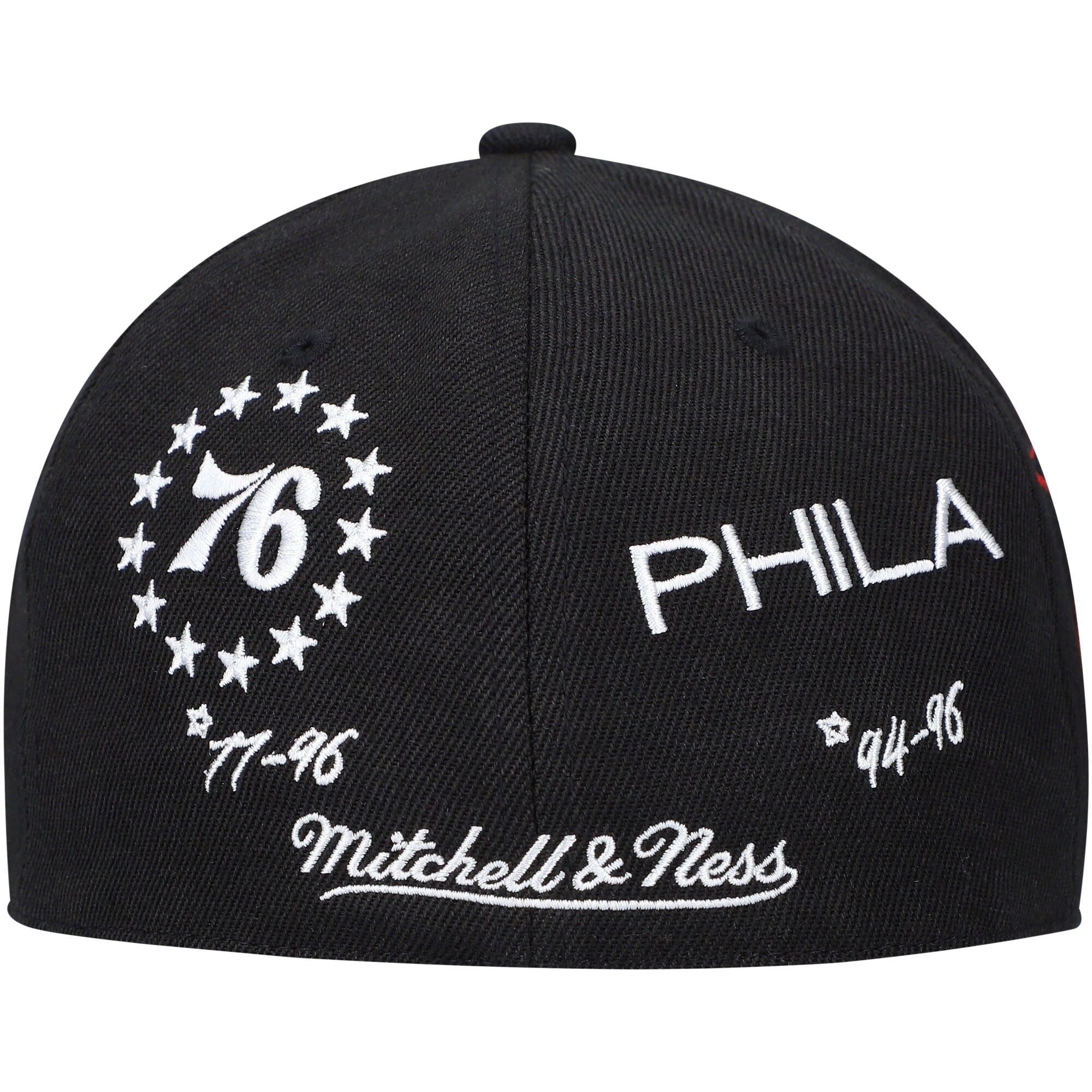 MENS MITCHELL & NESS NBA TIMELINE FITTED HWC 76ERS