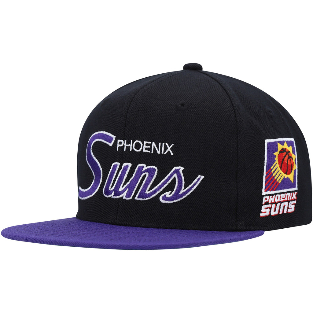 [HHSS3282-PSUYYPPPBLCK] MENS NBA PHOENIX SUNS TEAM SCRIPT 2.0 SNAPBACK