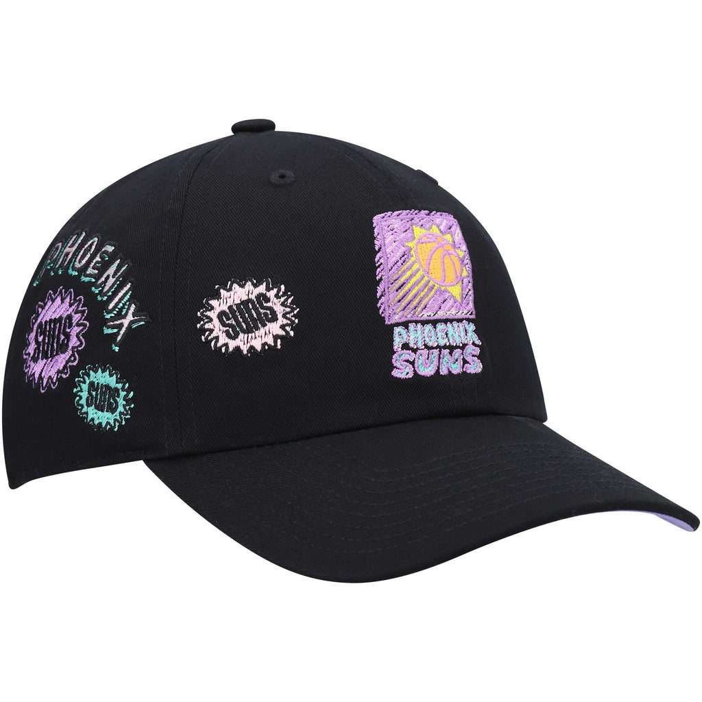 Mens MITCHELL & NESS NBA SIDEWALK SKETCH STRAPBACK HWC SUNS