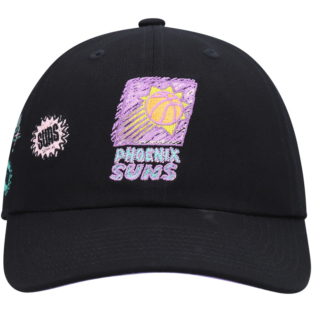 Mens MITCHELL & NESS NBA SIDEWALK SKETCH STRAPBACK HWC SUNS