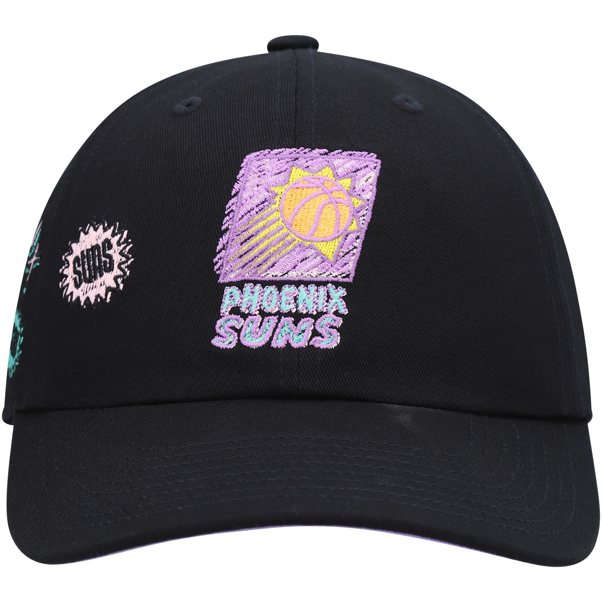 Mens MITCHELL & NESS NBA SIDEWALK SKETCH STRAPBACK HWC SUNS