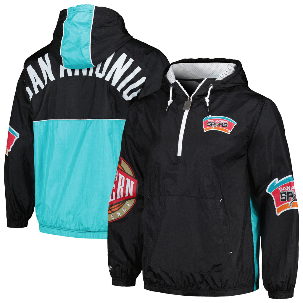 MENS MITCHELL & NESS TEAM OG 2.0 ANORAK WINDBREAKER SPURS