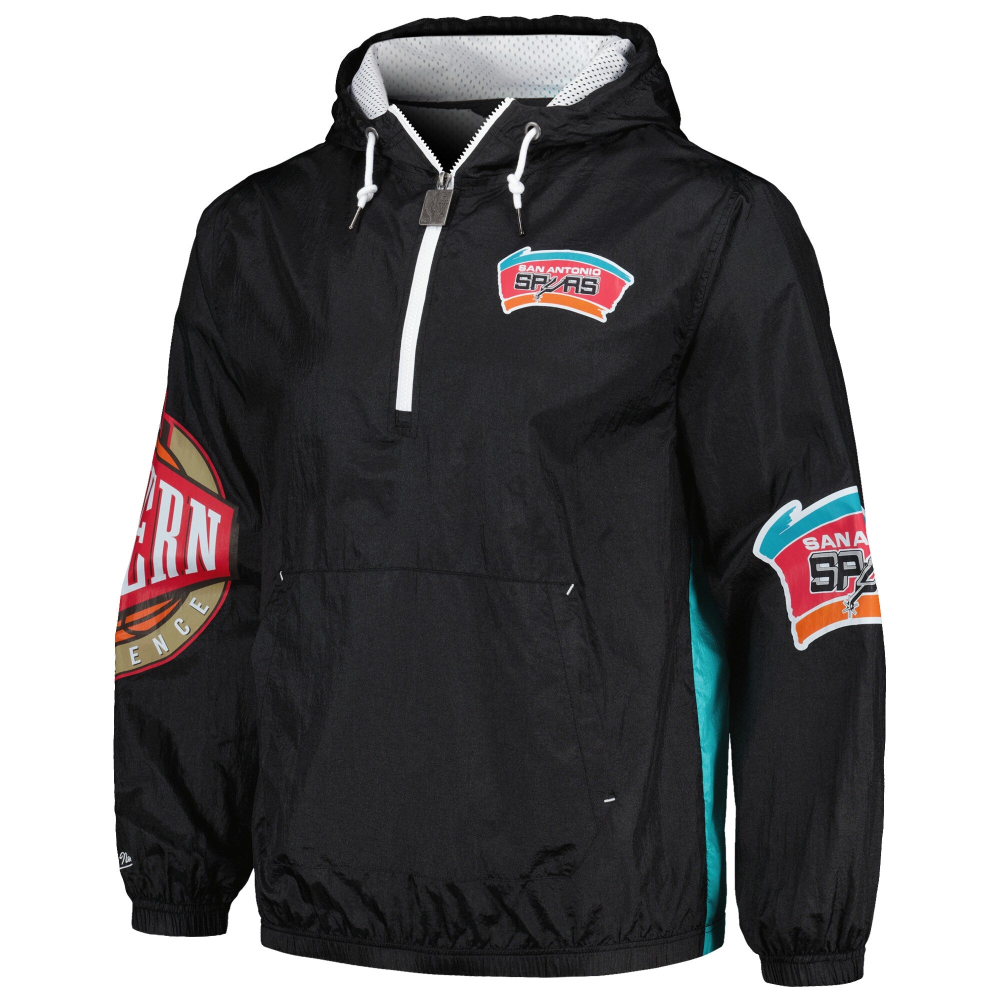 MENS MITCHELL & NESS TEAM OG 2.0 ANORAK WINDBREAKER SPURS