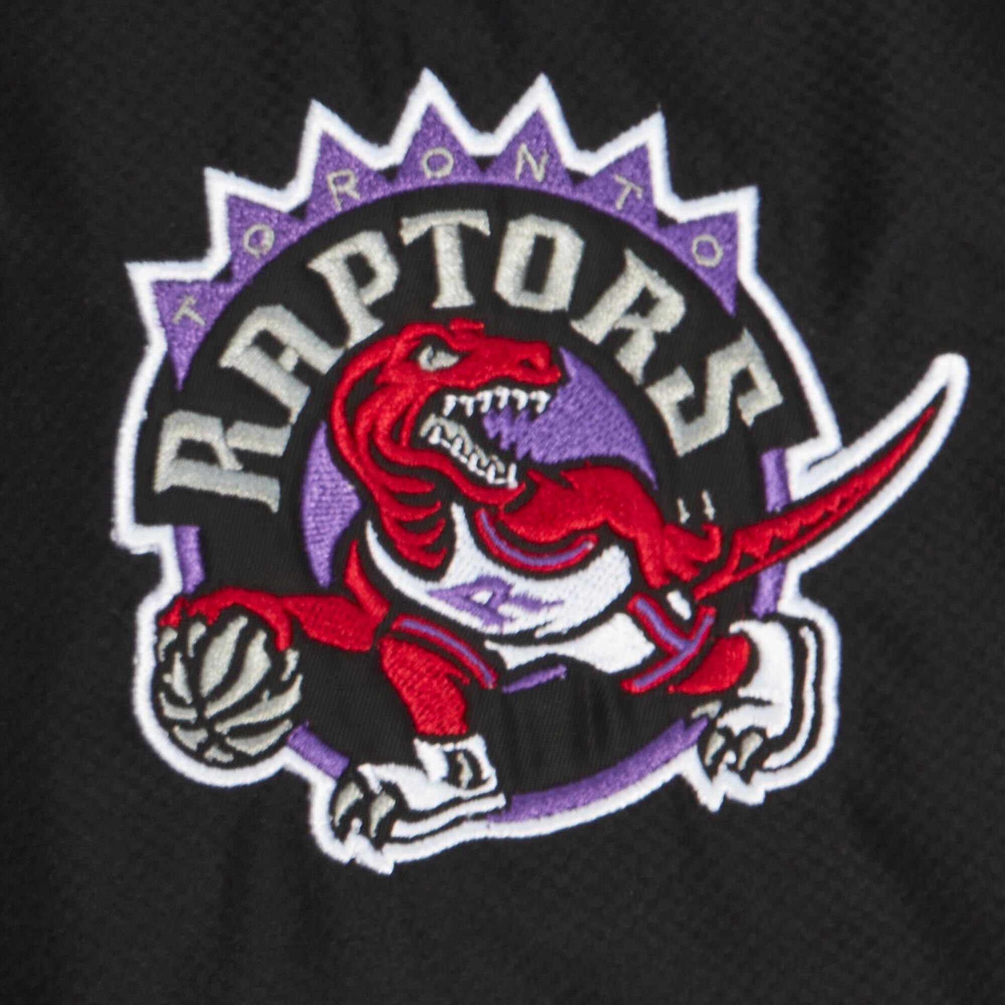 MENS MITCHELL & NESS NBA TEAM ORIGINS PULLOVER ANORAK RAPTORS