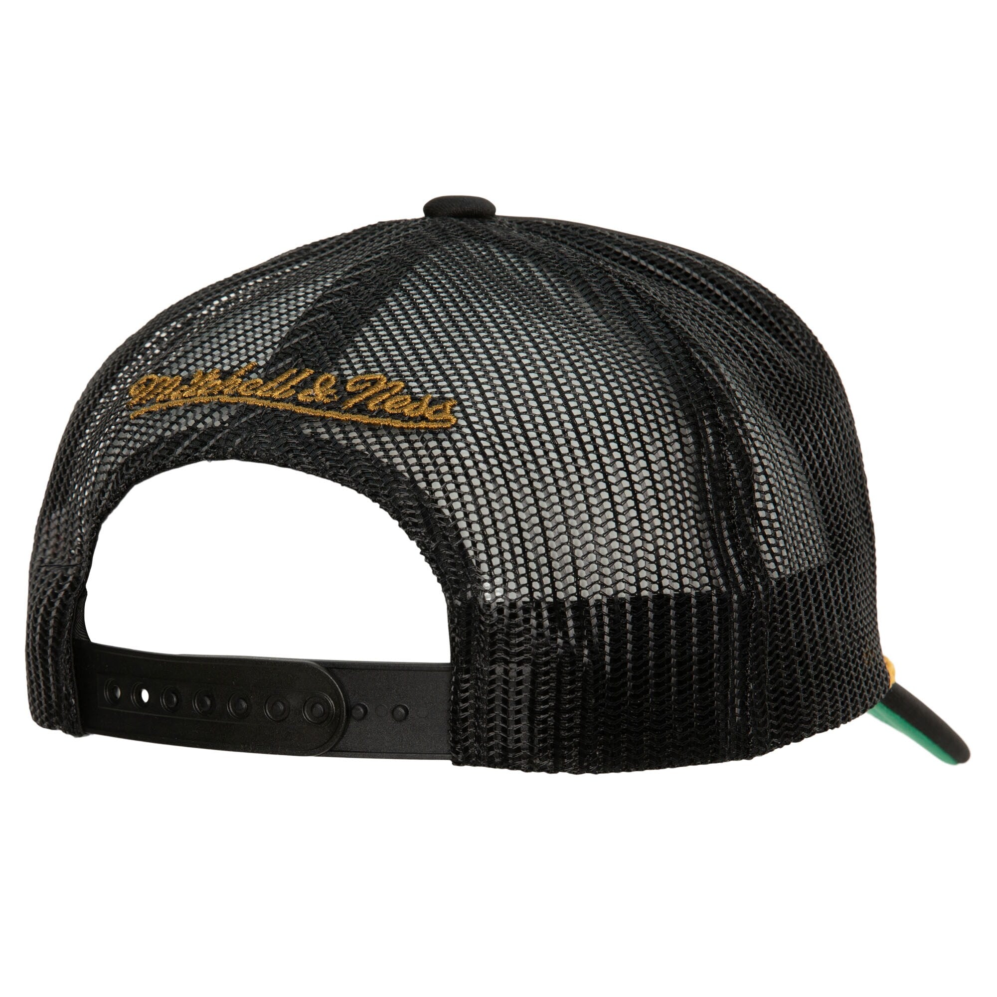 MENS MITCHELL & NESS NHL GOLD LEAF TRUCKER KNIGHTS - BLACK