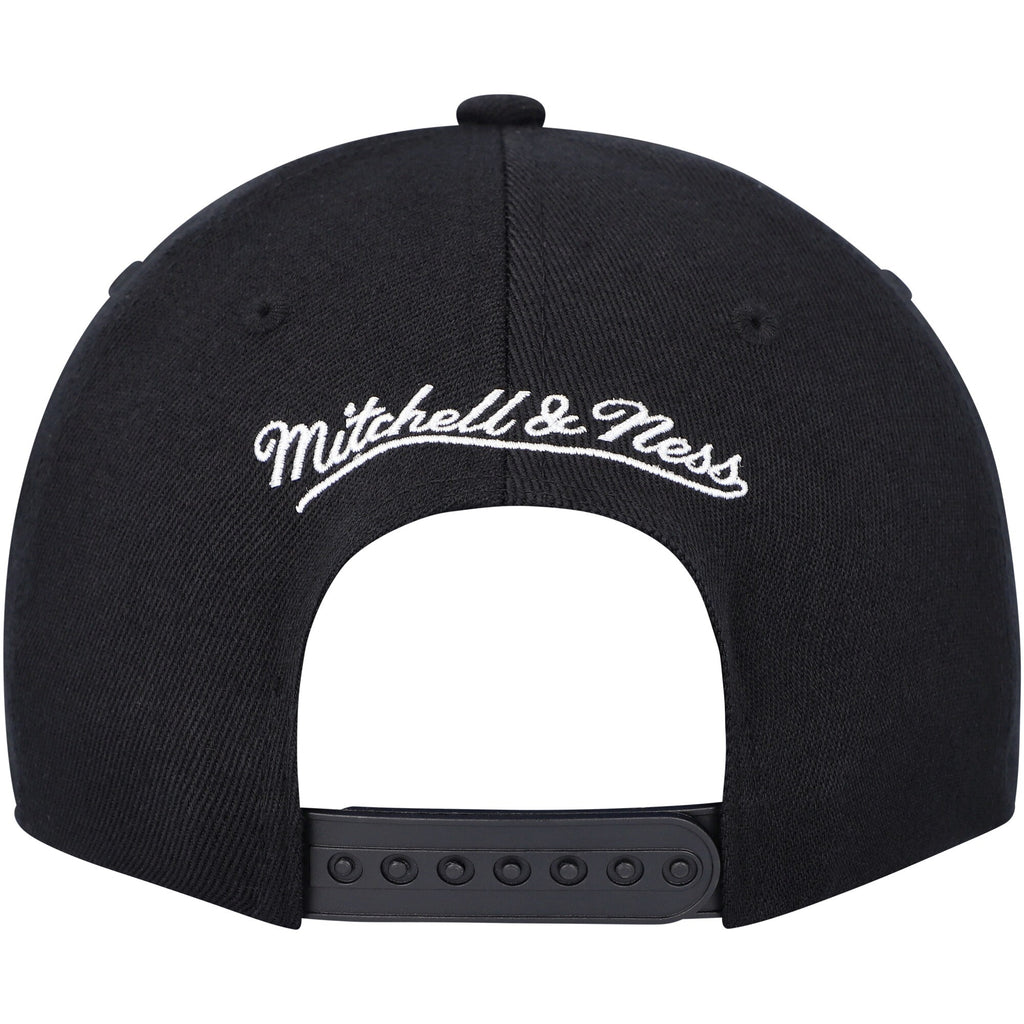 MENS MITCHELL & NESS NBA TEAM SCRIPT 2.0 STRETCH SNAPBACK WIZARDS