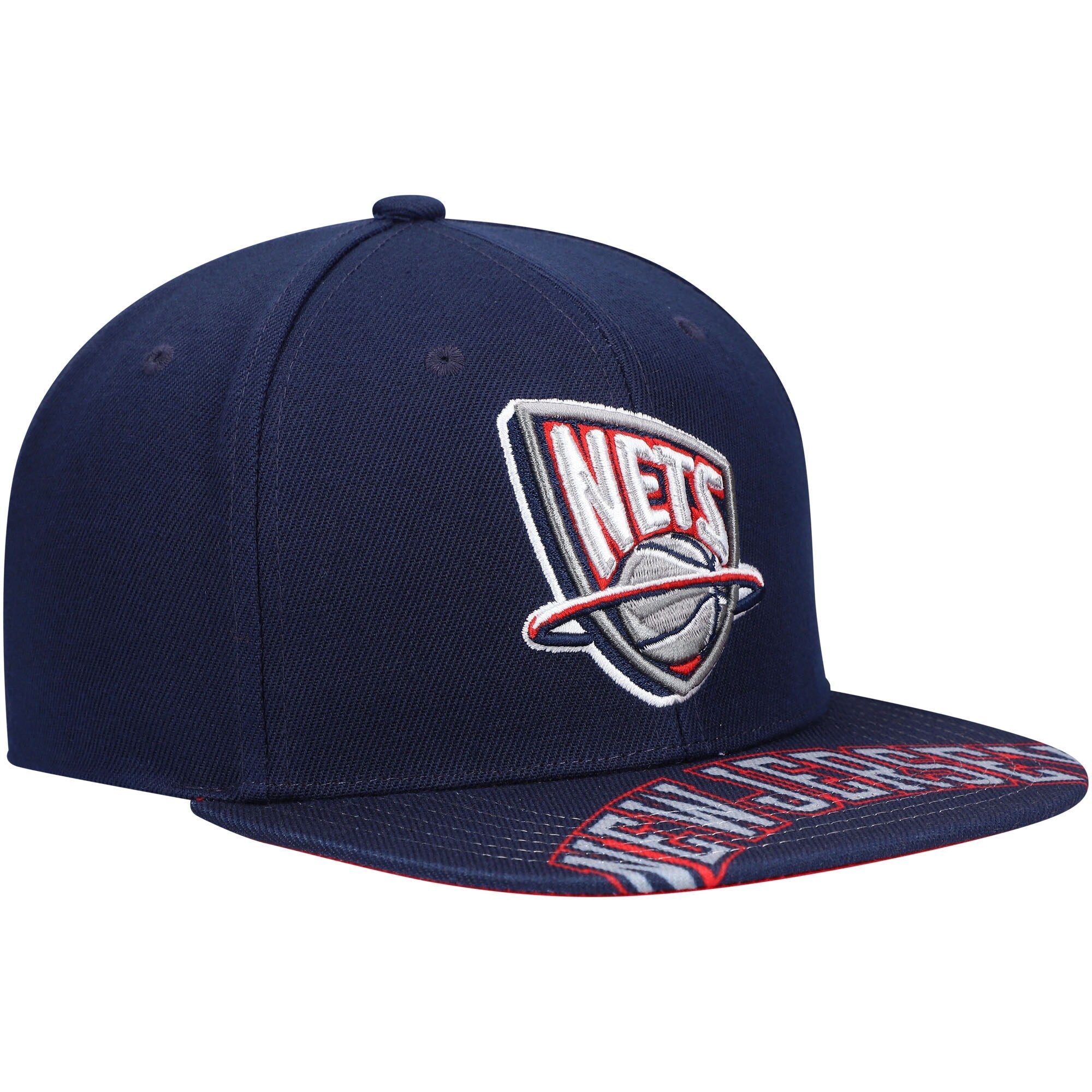 MENS MITCHELL & NESS NBA SWINGMAN POP SNAPBACK HWC NETS - BLUE