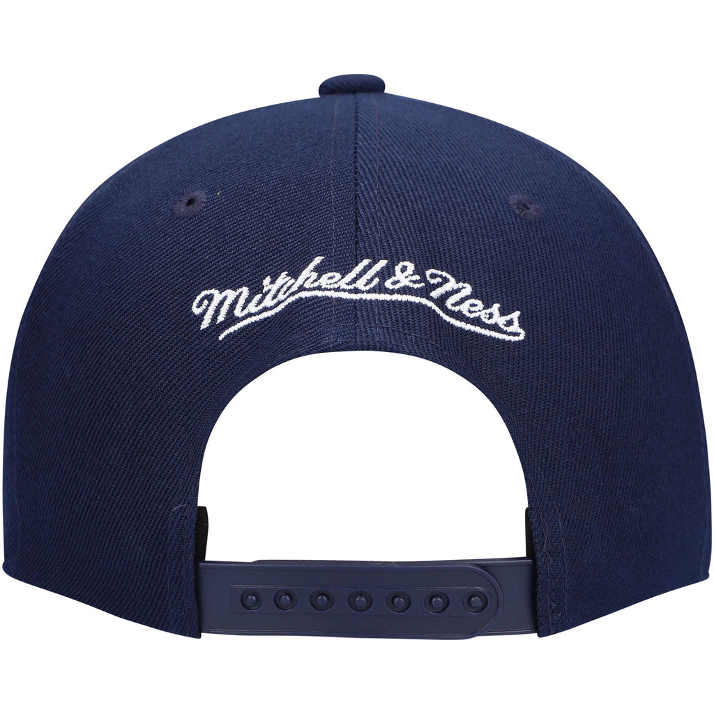MENS MITCHELL & NESS NBA SWINGMAN POP SNAPBACK HWC NETS - BLUE