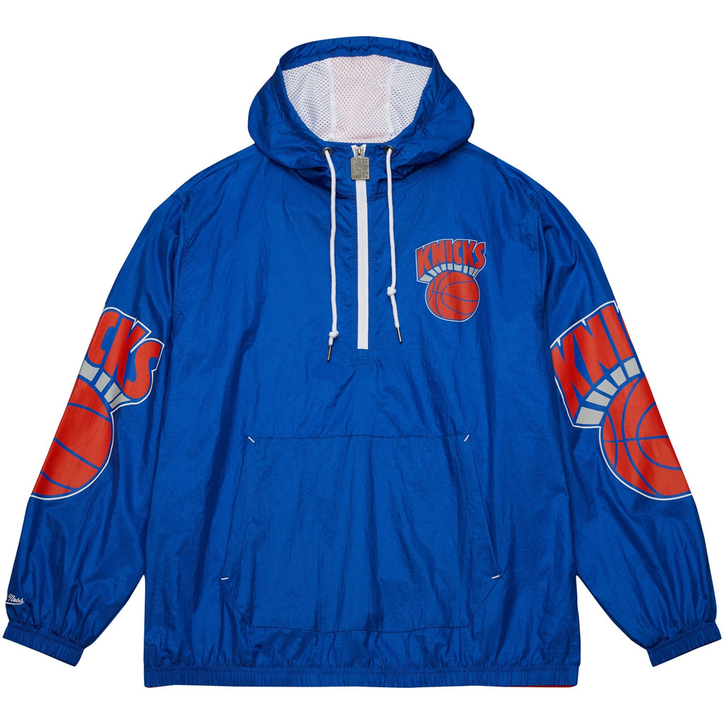 MENS MITCHELL & NESS TEAM OG 2.0 ANORAK WINDBREAKER KNICKS