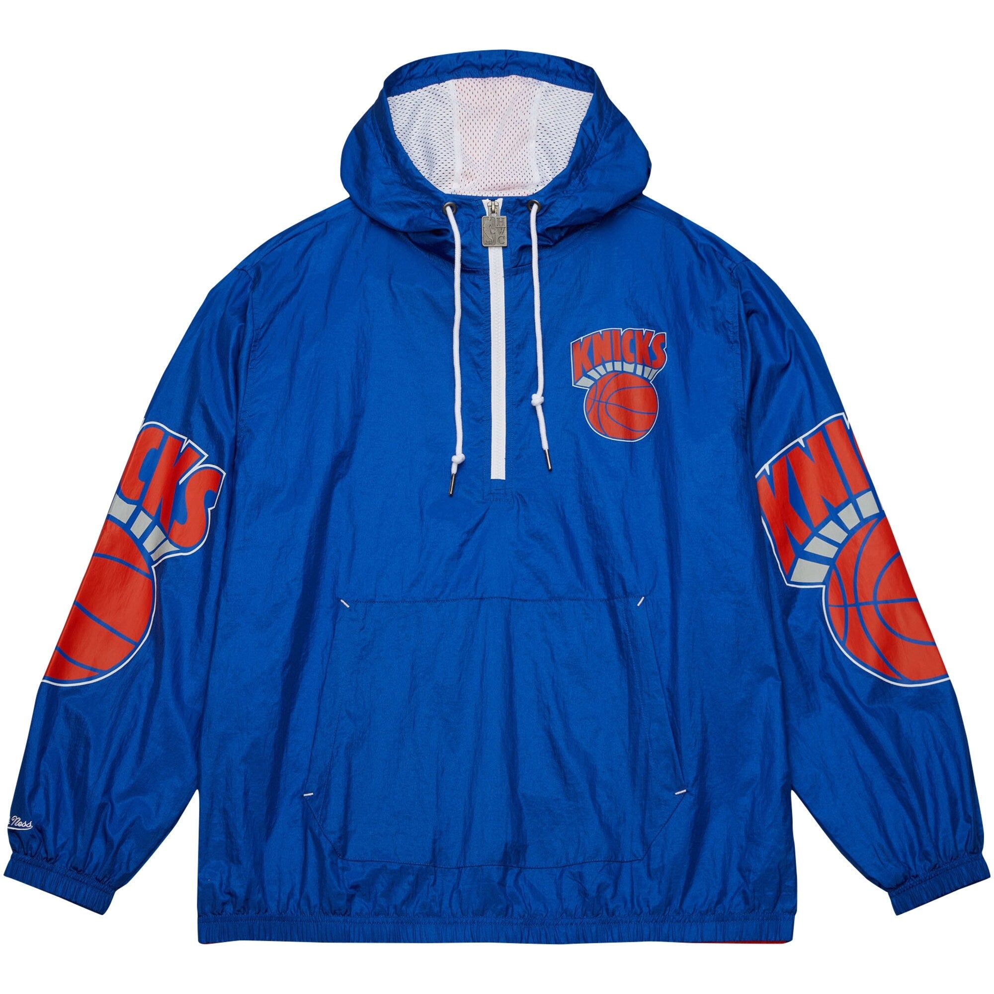 MENS MITCHELL & NESS TEAM OG 2.0 ANORAK WINDBREAKER KNICKS