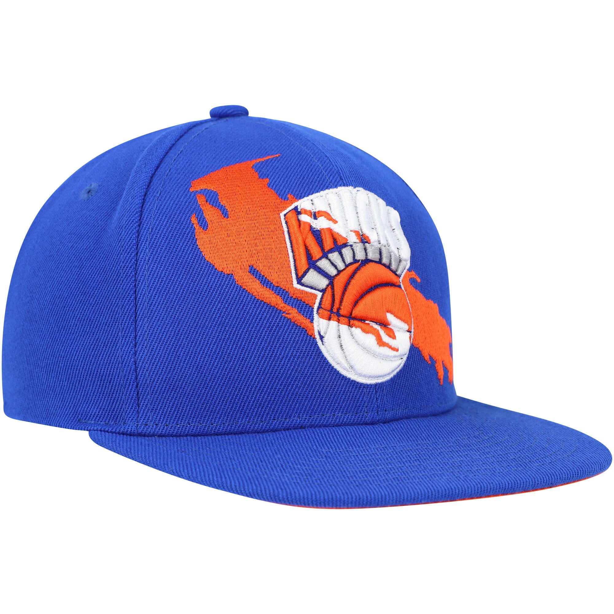 MENS MITCHELL & NESS NBA PAINT BY NUMBER SNAPBACK HWC KNICKS - BLUE