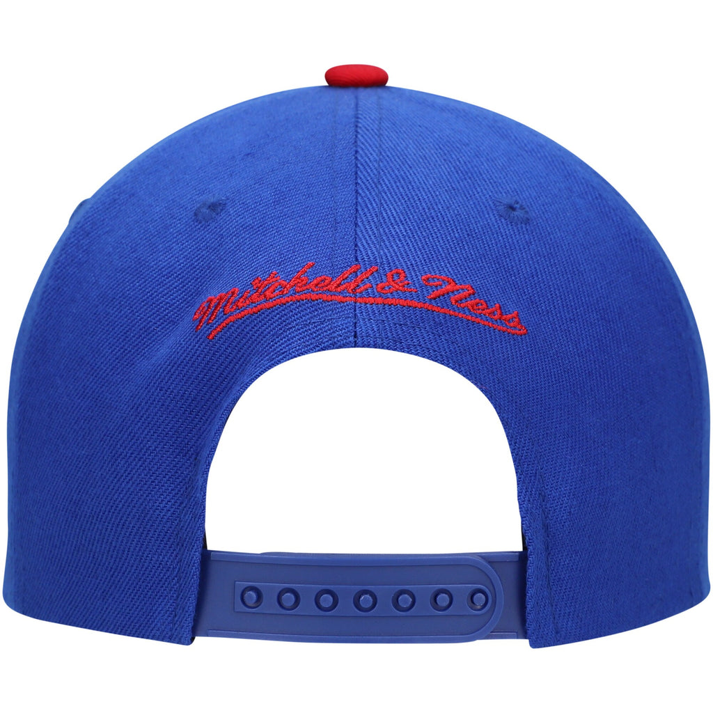 MENS MITCHELL & NESS NBA RE-TAKE SNAPBACK HWC 76ERS - BLUE