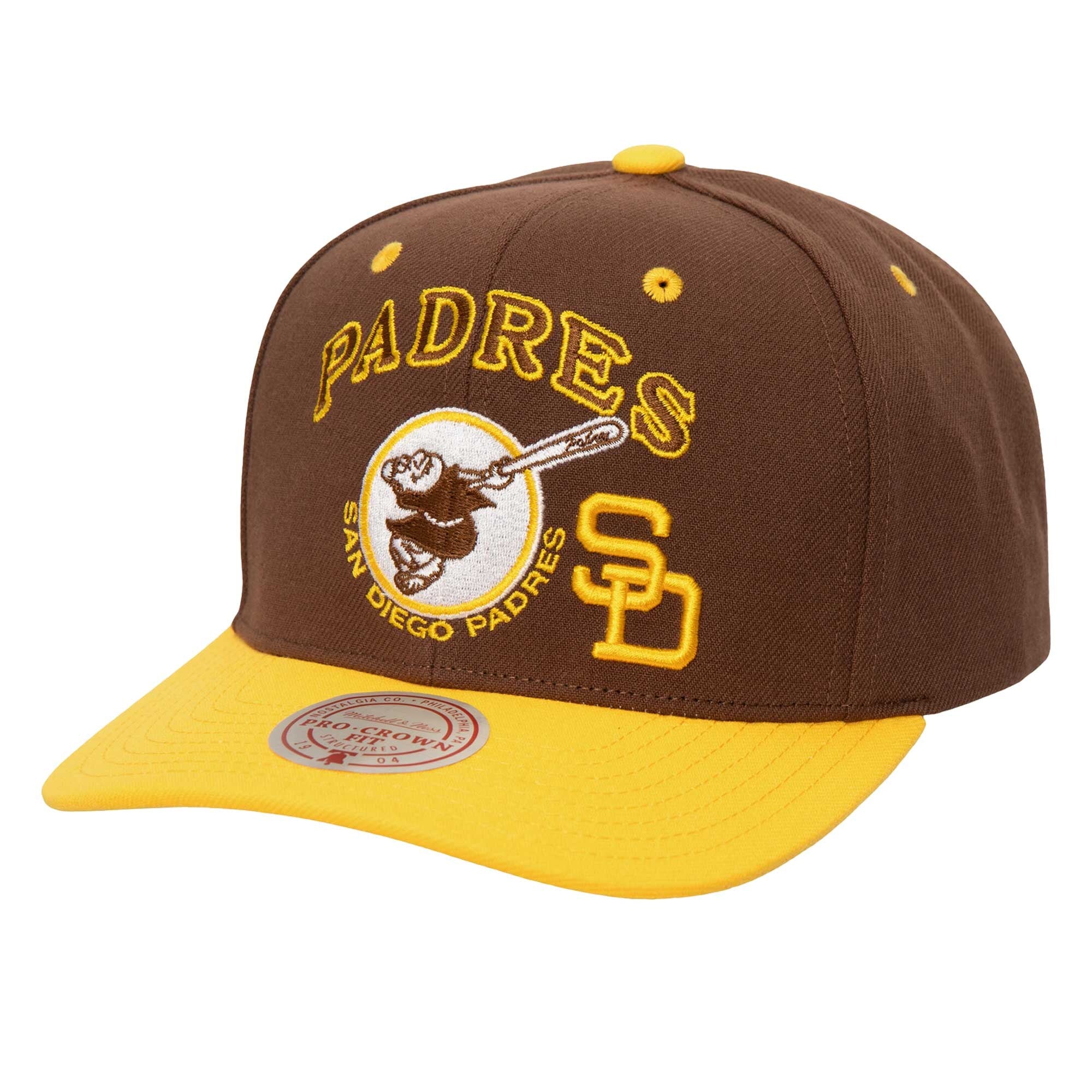 Mens Mitchell & Ness MLB ALL IN 2.0 PRO SNAPBACK COOP PADRES
