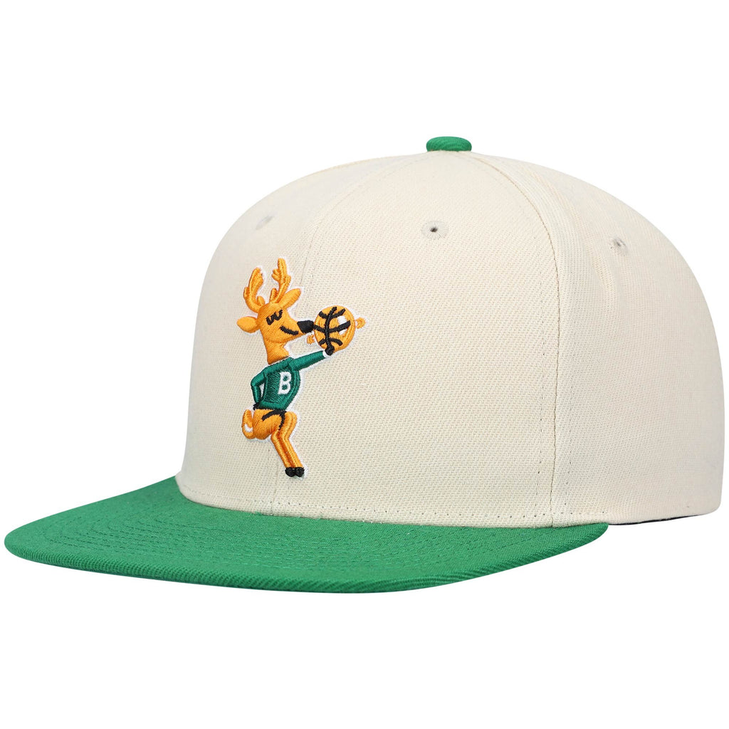 Mens MITCHELL & NESS NBA 35TH SIDE SNAPBACK HWC BUCKS