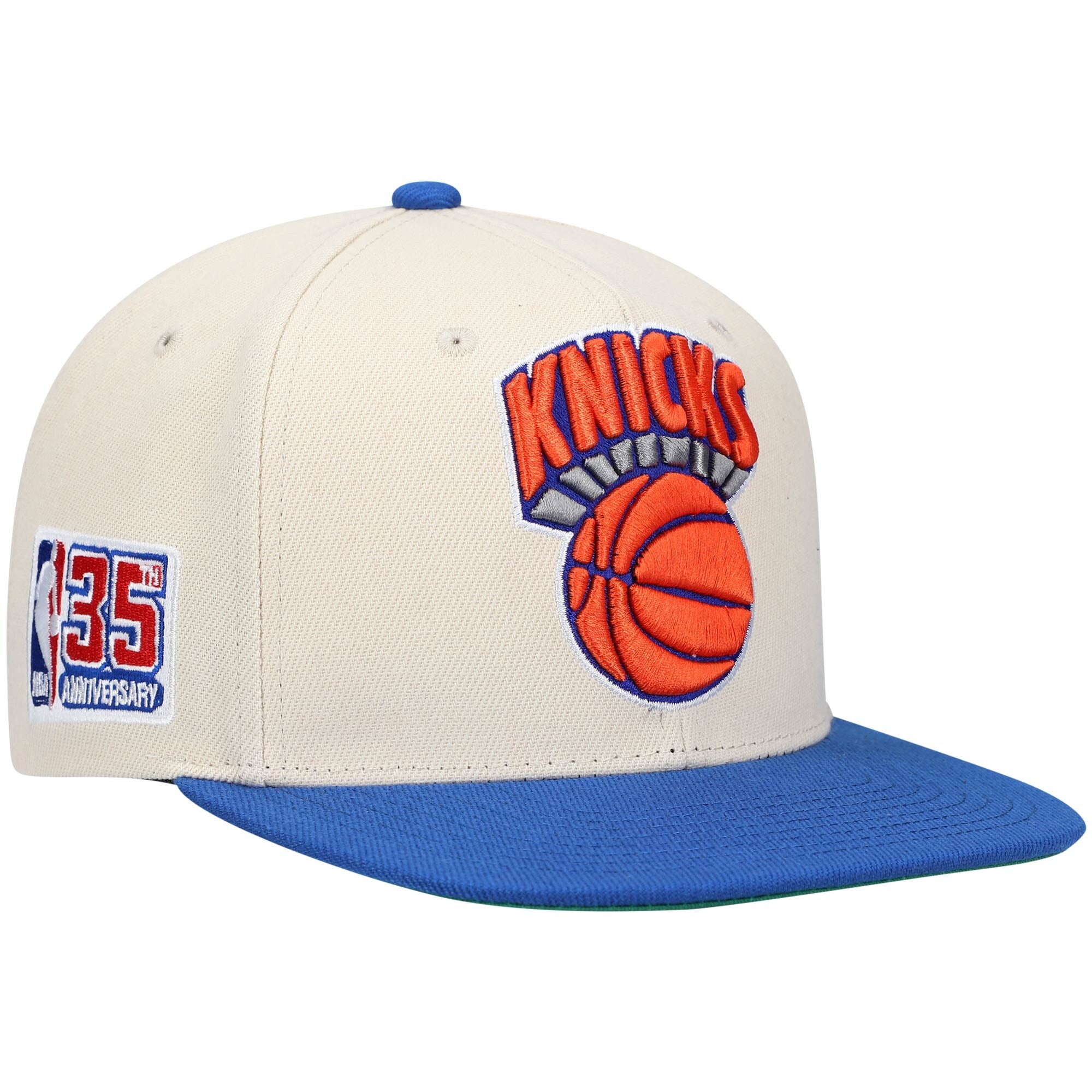 Mens MITCHELL & NESS NBA 35TH SIDE SNAPBACK HWC KNICKS