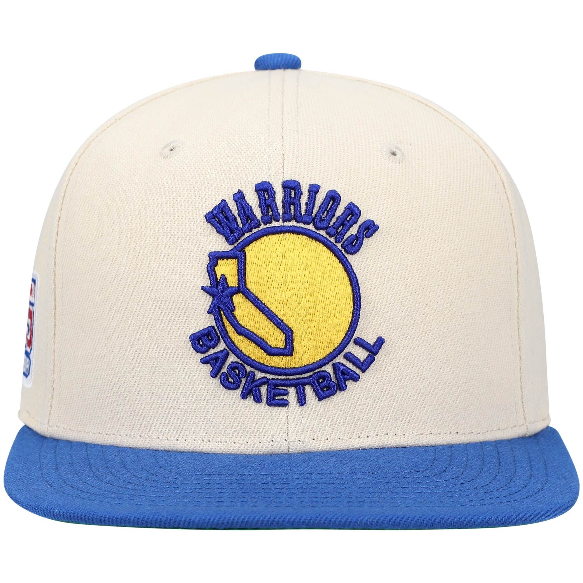 Mens MITCHELL & NESS NBA 35TH SIDE SNAPBACK HWC WARRIORS