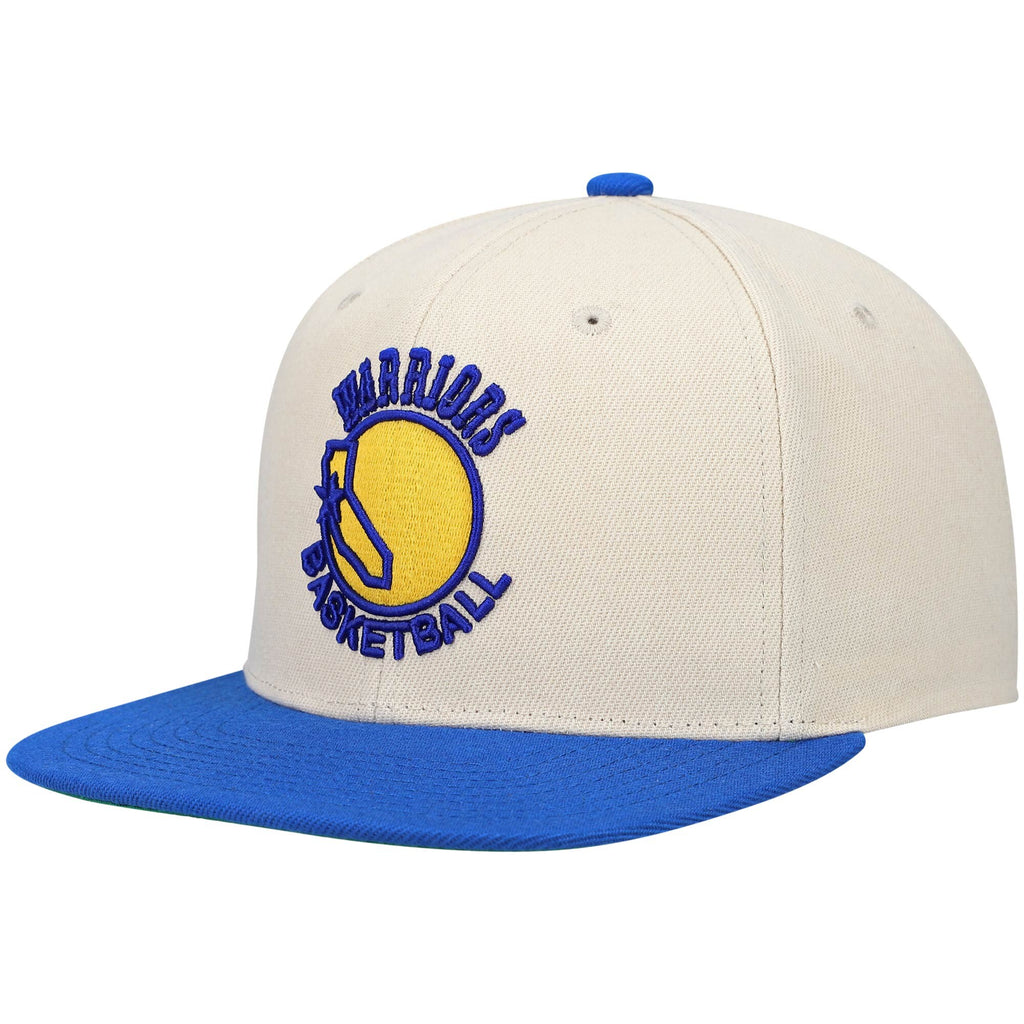 Mens MITCHELL & NESS NBA 35TH SIDE SNAPBACK HWC WARRIORS