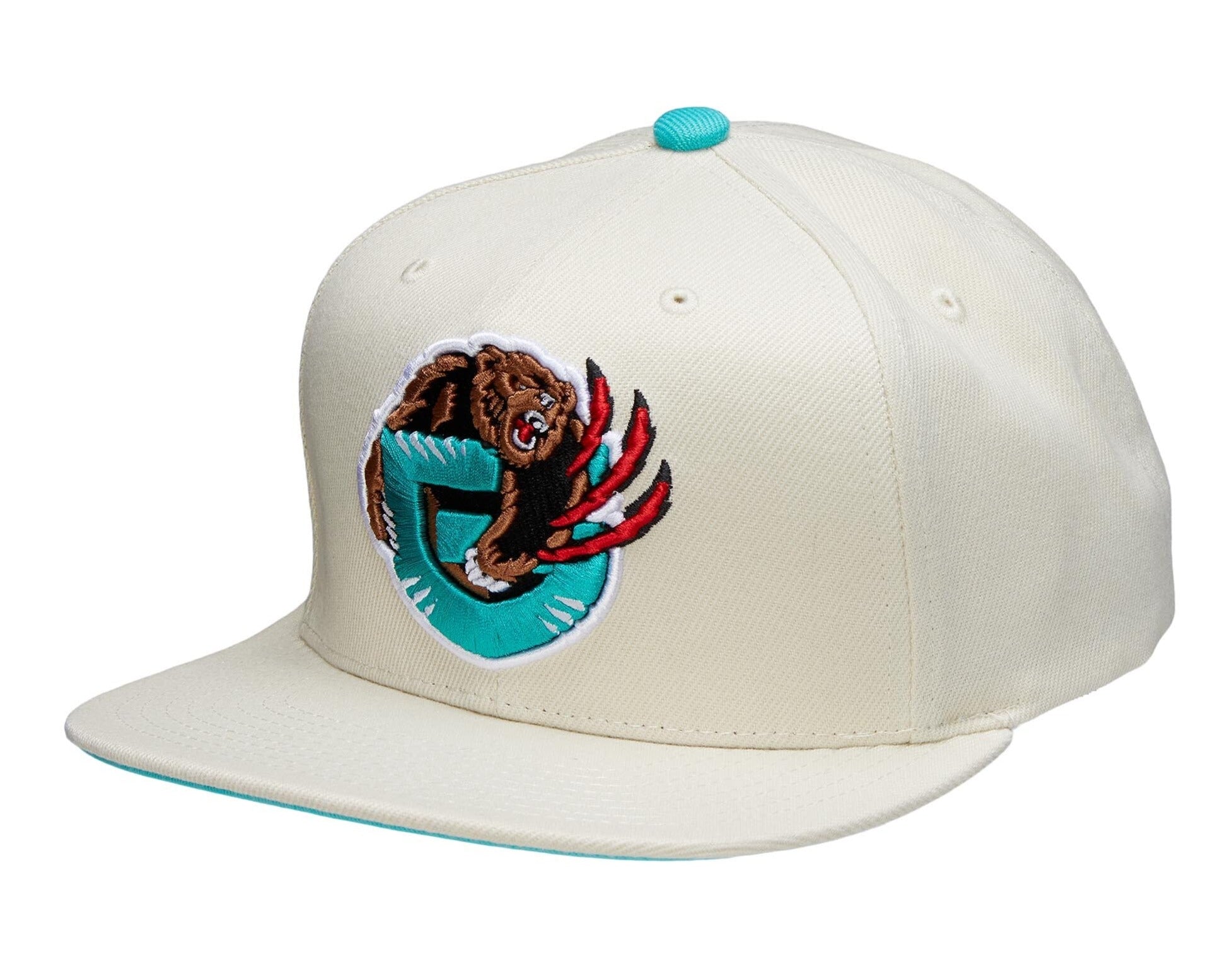 [6HSSMM21028-VGRCREA] MENS NBA VANCOUVER GRIZZLIES OFF WHITE SNAPBACK